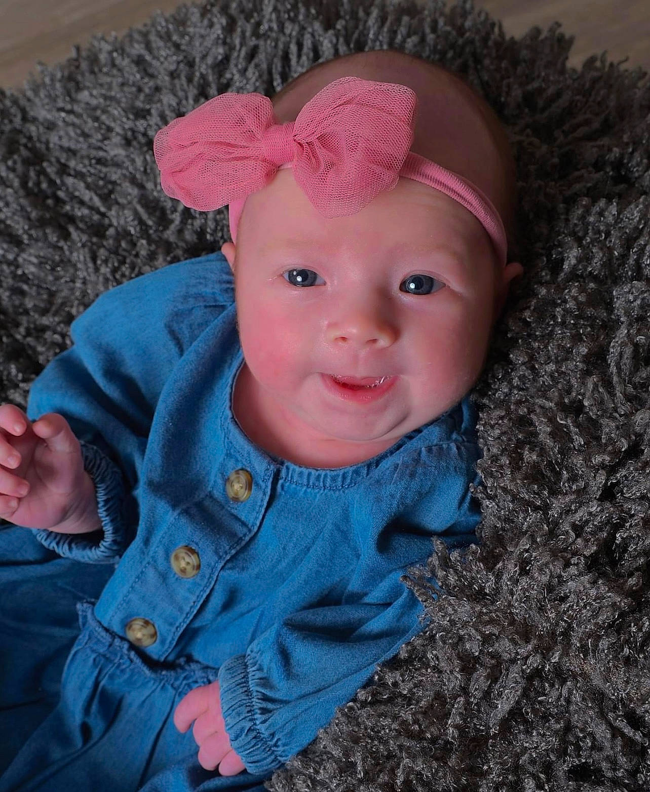 Alora is registered to the contest to win money with this photo: baby, baby_toddler_clothing, cap, cheek, child, cool, electric_blue, face, happy, headwear, knit_cap, lip, nose, pattern, person, skin, sleeve, smile, textile, toddler