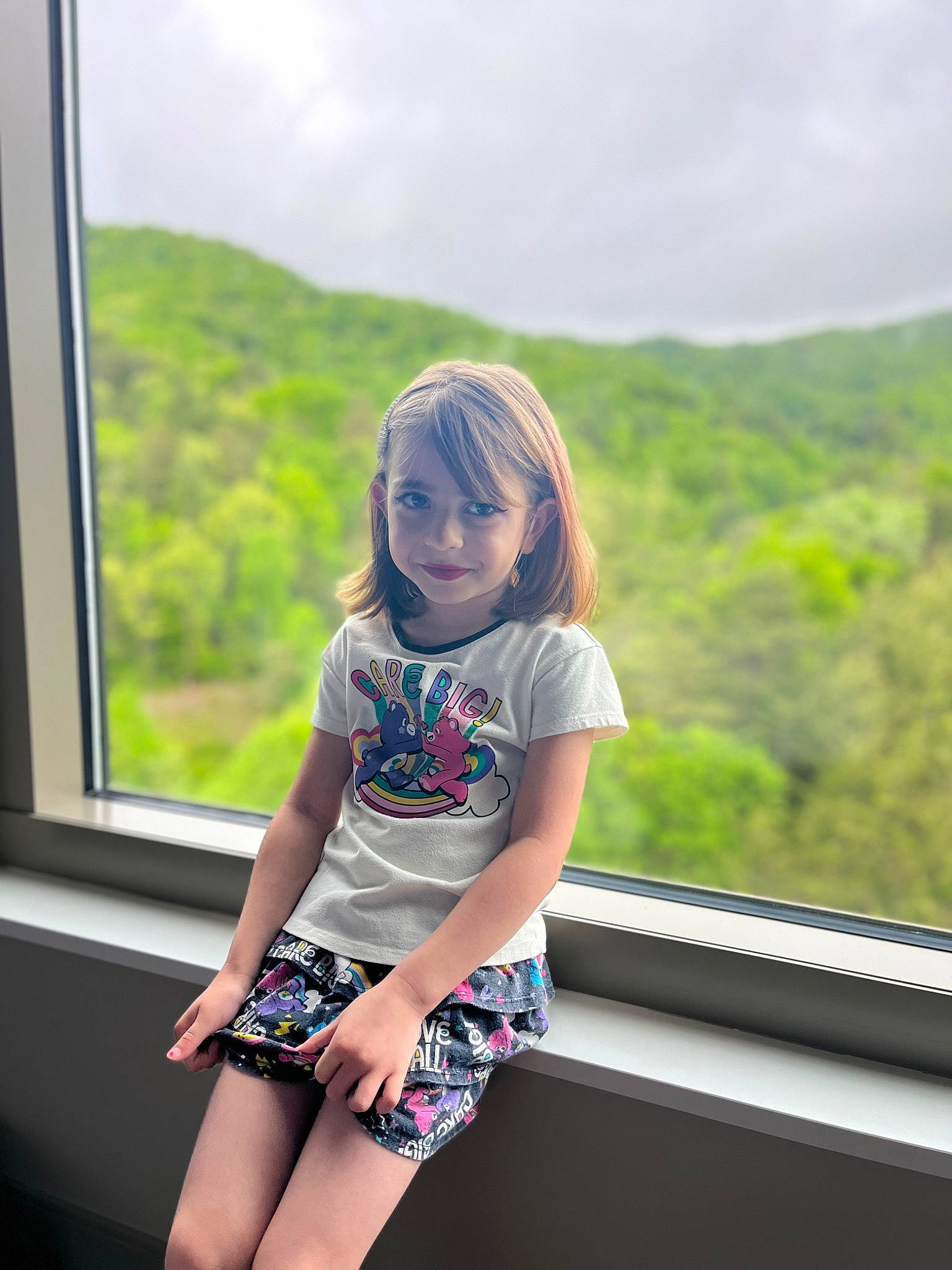 Sailyr joined the competition — help win amazing prizes! electric_blue, grass, hair, hairstyle, happy, knee, leisure, long_hair, people, person, plaid, shorts, shoulder, sky, standing, street_fashion, summer, t_shirt, thigh, tree