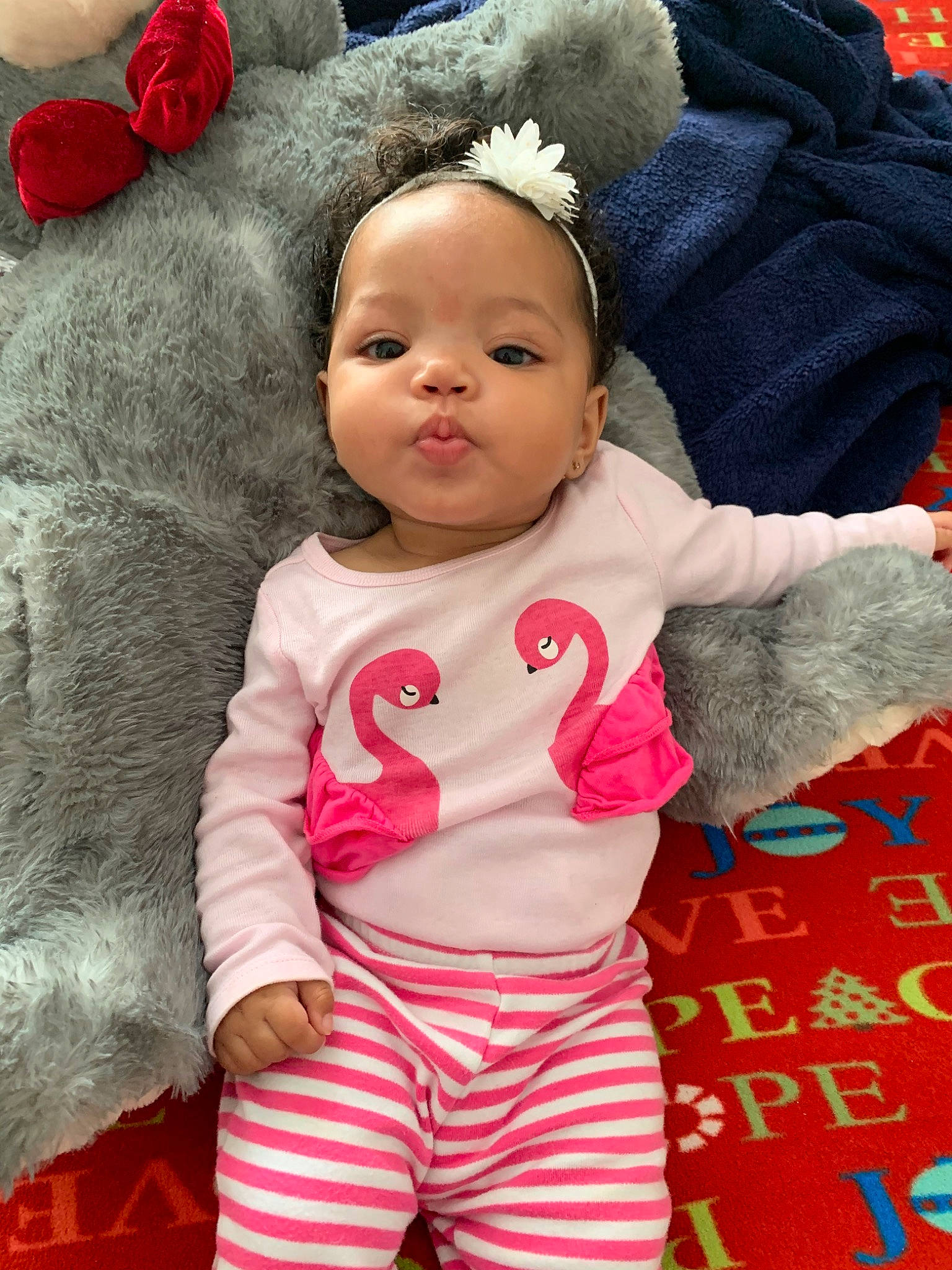 Chosen is registered to the contest to win money with this photo: baby, baby_toddler_clothing, child, headwear, person, pink, play, skin, smile, toddler