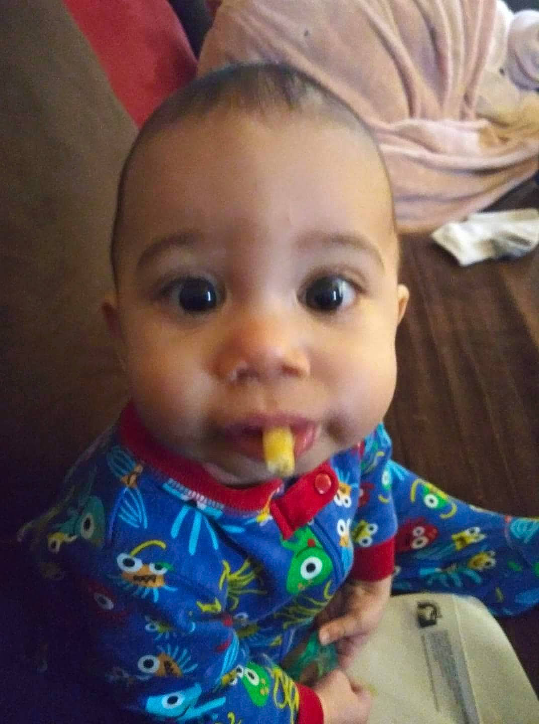 Christian is registered to the contest to win money with this photo: baby, cheek, child, chin, ear, eye, eyebrow, face, forehead, head, iris, lip, mouth, neck, nose, person, selfie, skin, smile, toddler