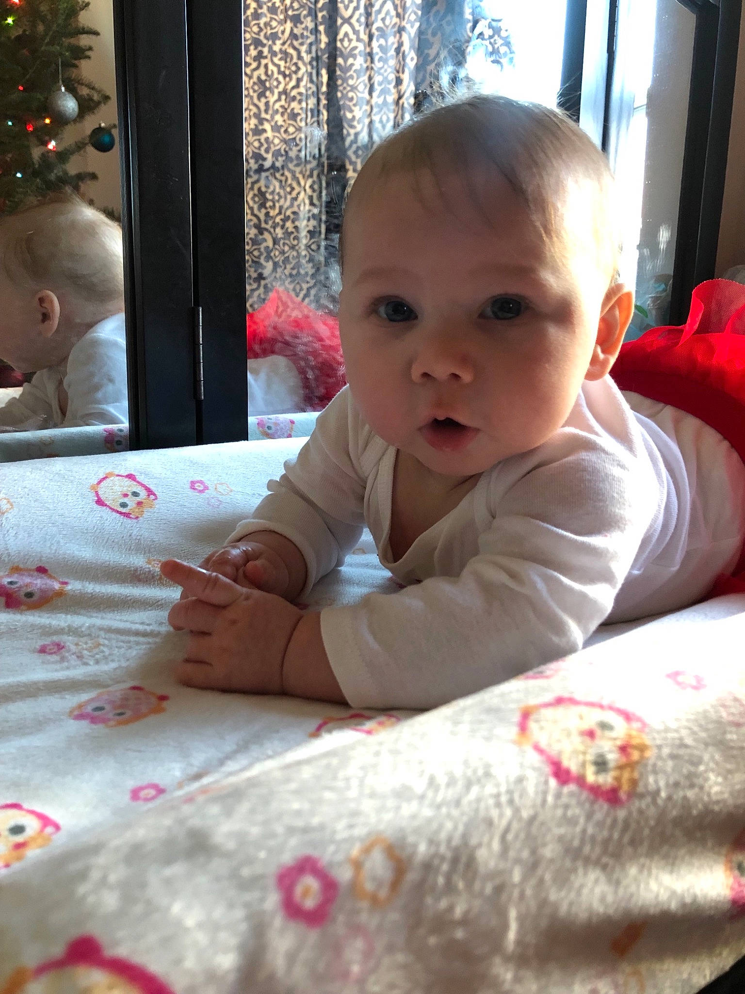 Anniston is registered to the contest to win money with this photo: bedtime, cheek, child, day, girl, infant, iris, person, play, product, sitting, skin, textile, toddler