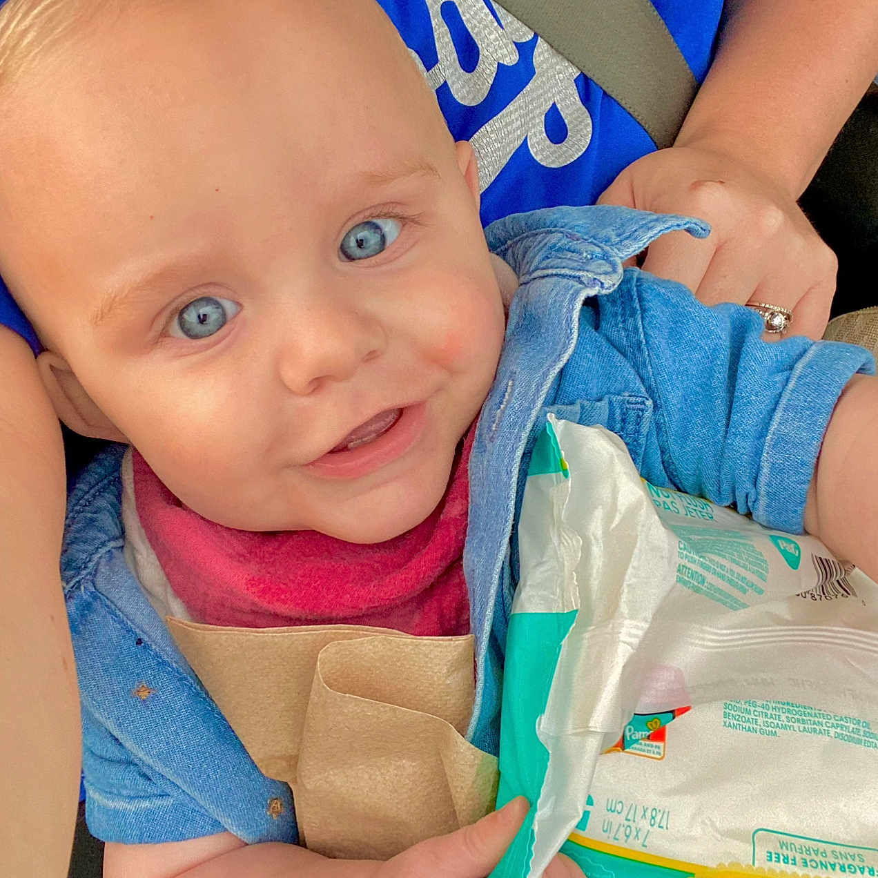 Houston joined the competition — help win amazing prizes! accessories, baby, belt, bodypart, clothing, coat, cushion, face, finger, hand, happy, head, homedecor, jacket, pants, person, photography, portrait, smile, t_shirt