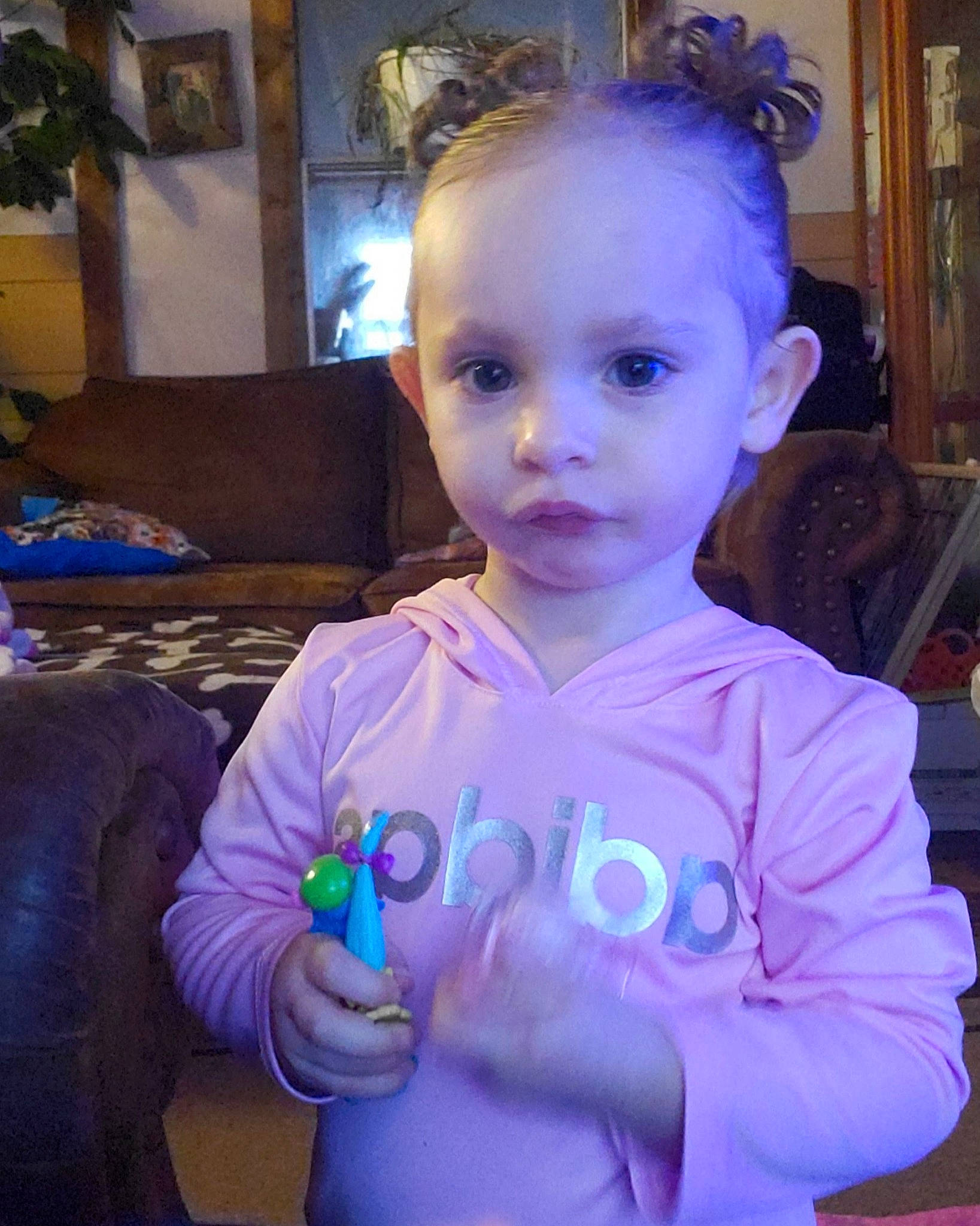 Kovie Luv is registered to the contest to win money with this photo: baby, blue, child, ear, fun, person, play, purple, smile, toddler, violet