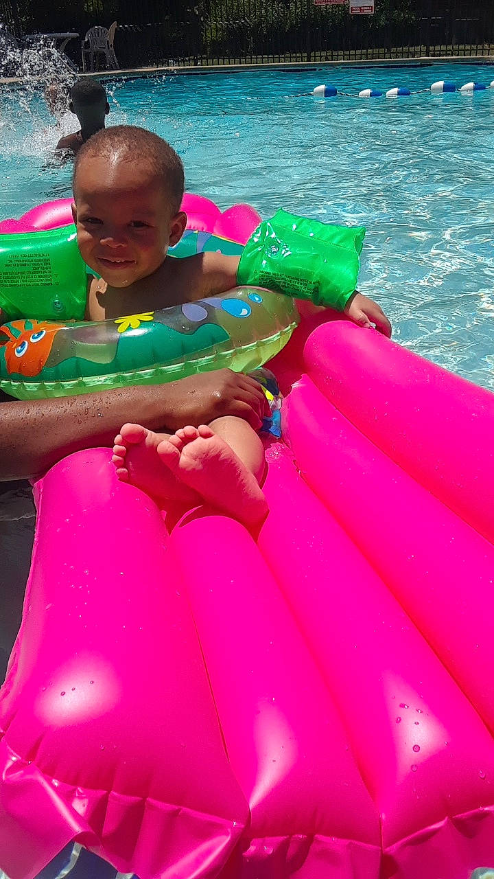 Josiah joined the competition — help win amazing prizes! chute, fun, games, inflatable, joy, leisure, magenta, person, pink, play, recreation, water_park