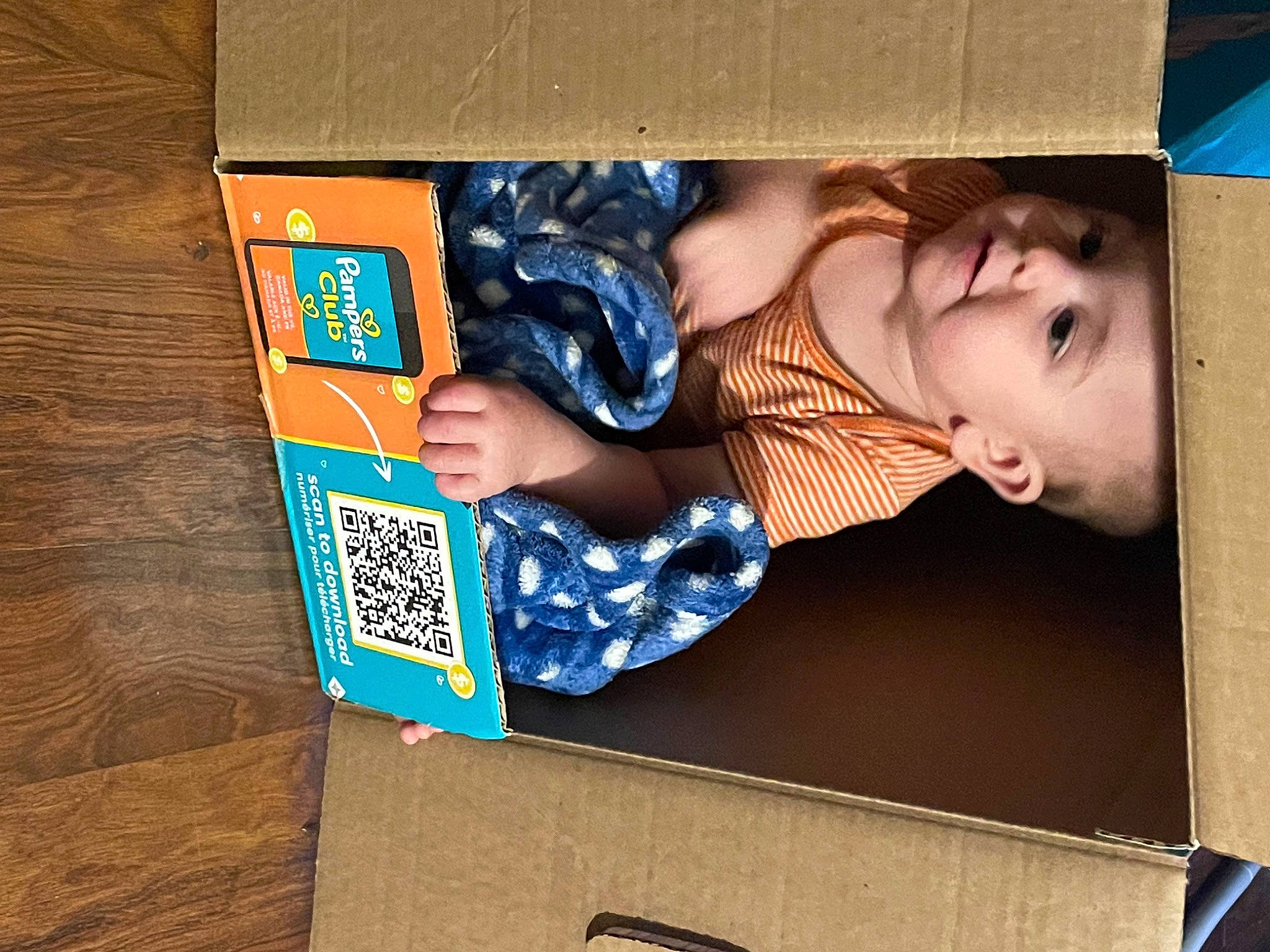 Noah joined the competition — help win amazing prizes! baby, box, child, electric_blue, facial_expression, font, fun, hairstyle, paper_product, pattern, person, play, publication, room, smile, toddler, visual_arts, wood
