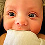 Nathaniel joined the competition — help win amazing prizes! adorable, baby, biting, cheeks, child, close_up, cloth, cute, cute_face, expression, eyes, face, human, infant, mouth, newborn, portrait, skin, soft, young