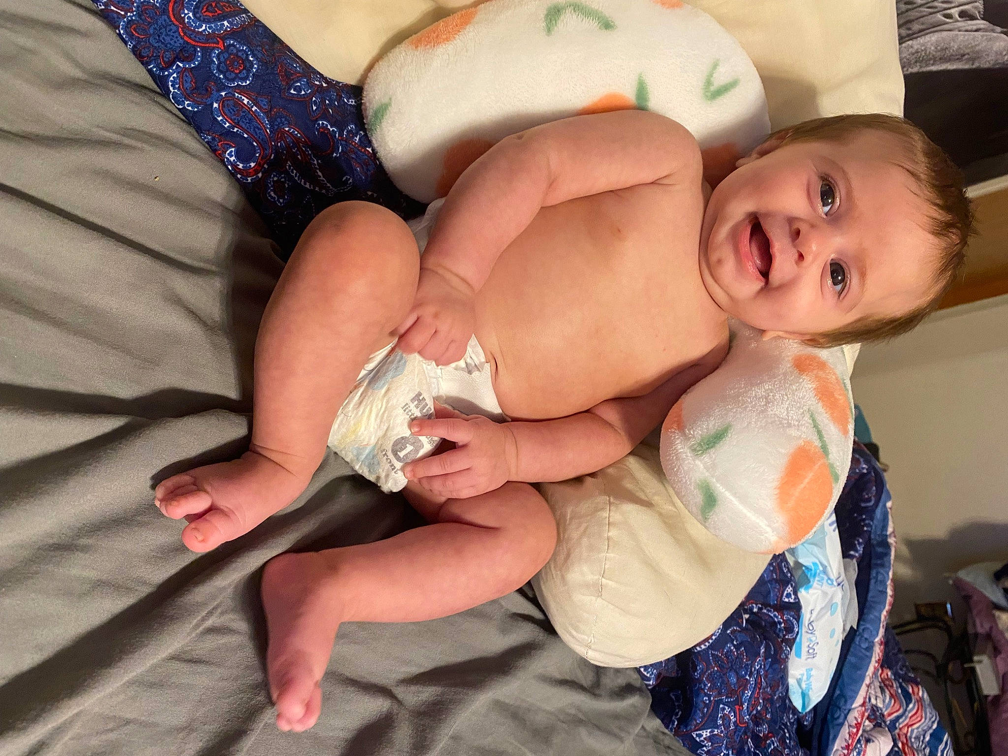 Scarlett joined the competition — help win amazing prizes! abdomen, baby, baby_toddler_clothing, chest, child, comfort, diaper, finger, foot, human_leg, knee, lap, nail, person, skin, smile, stomach, thigh, thumb, toddler