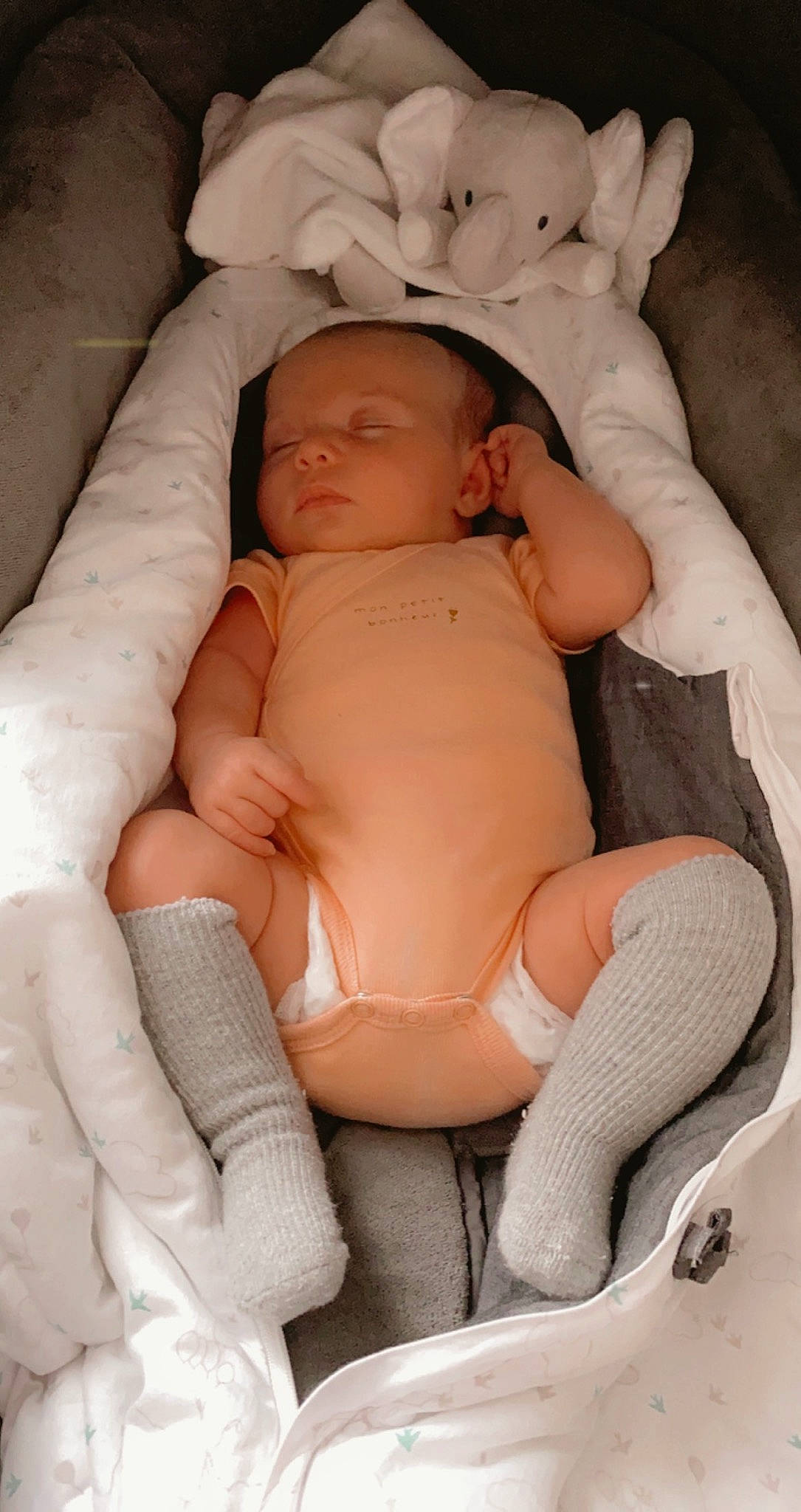 Calie participe au concours pour gagner de l'argent avec cette photo : abdomen, baby, baby_sleeping, cheek, chest, comfort, diaper, finger, human_body, joint, knee, mouth, muscle, person, skin, stomach, thigh, thumb, toddler, trunk