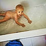 toddler, child, bath, bathtub, water, naked, smiling, happy, toy, floor, towel, indoor, skin, wet, bathroom, play, young, person, candid, joy