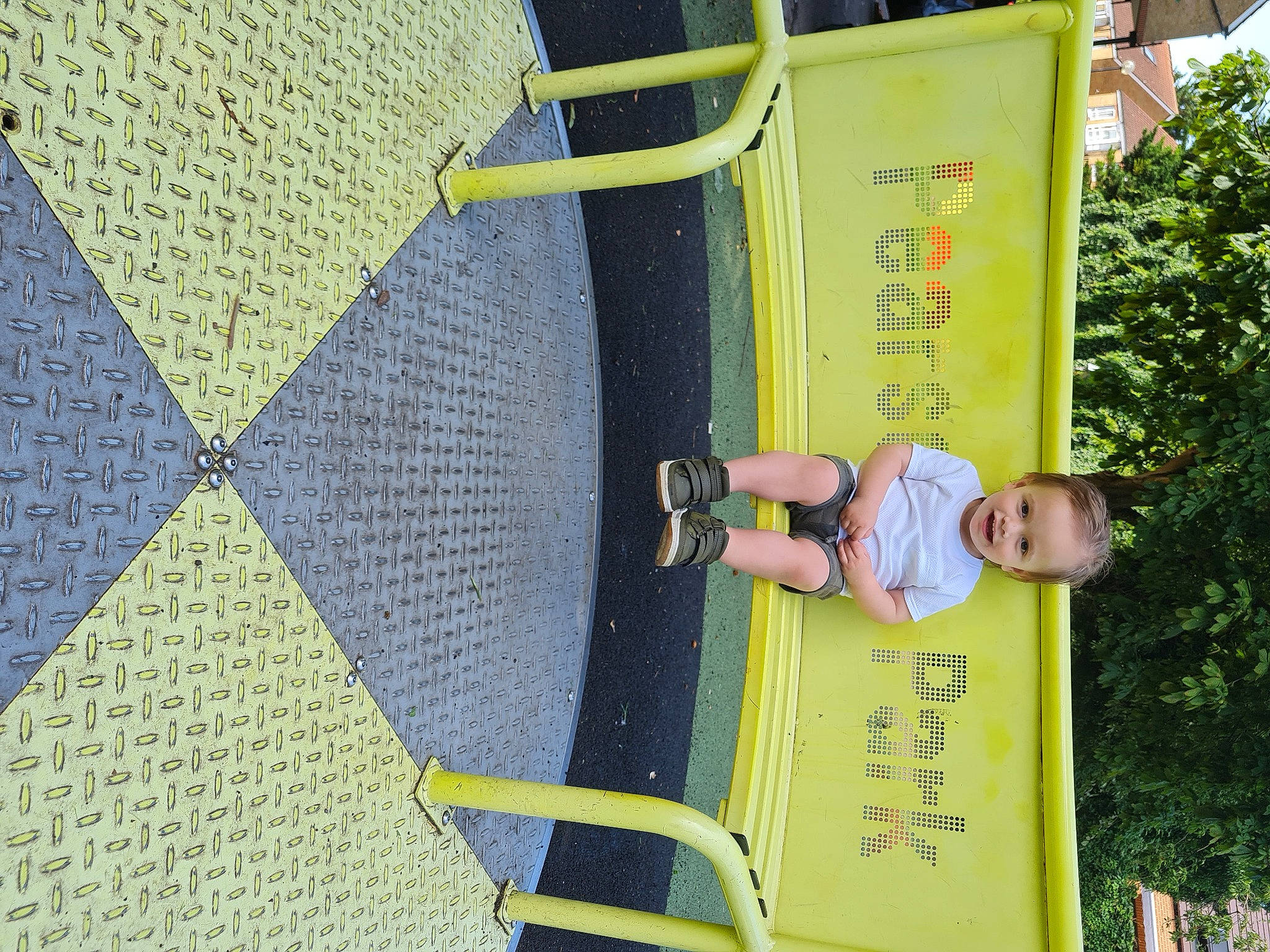 Dustin joined the competition — help win amazing prizes! advertising, black, city, electric_blue, facade, flooring, font, fun, grass, joy, leisure, mesh, net, pattern, person, photograph, public_utility, signage, t_shirt, tree