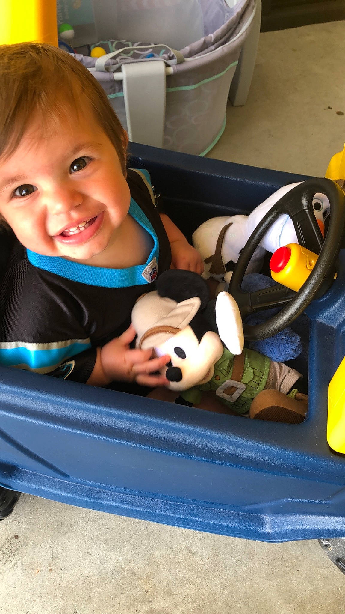 Duke joined the competition — help win amazing prizes! baby, baby_carriage, baby_products, baby_toys, child, person, play, product, toddler, toy