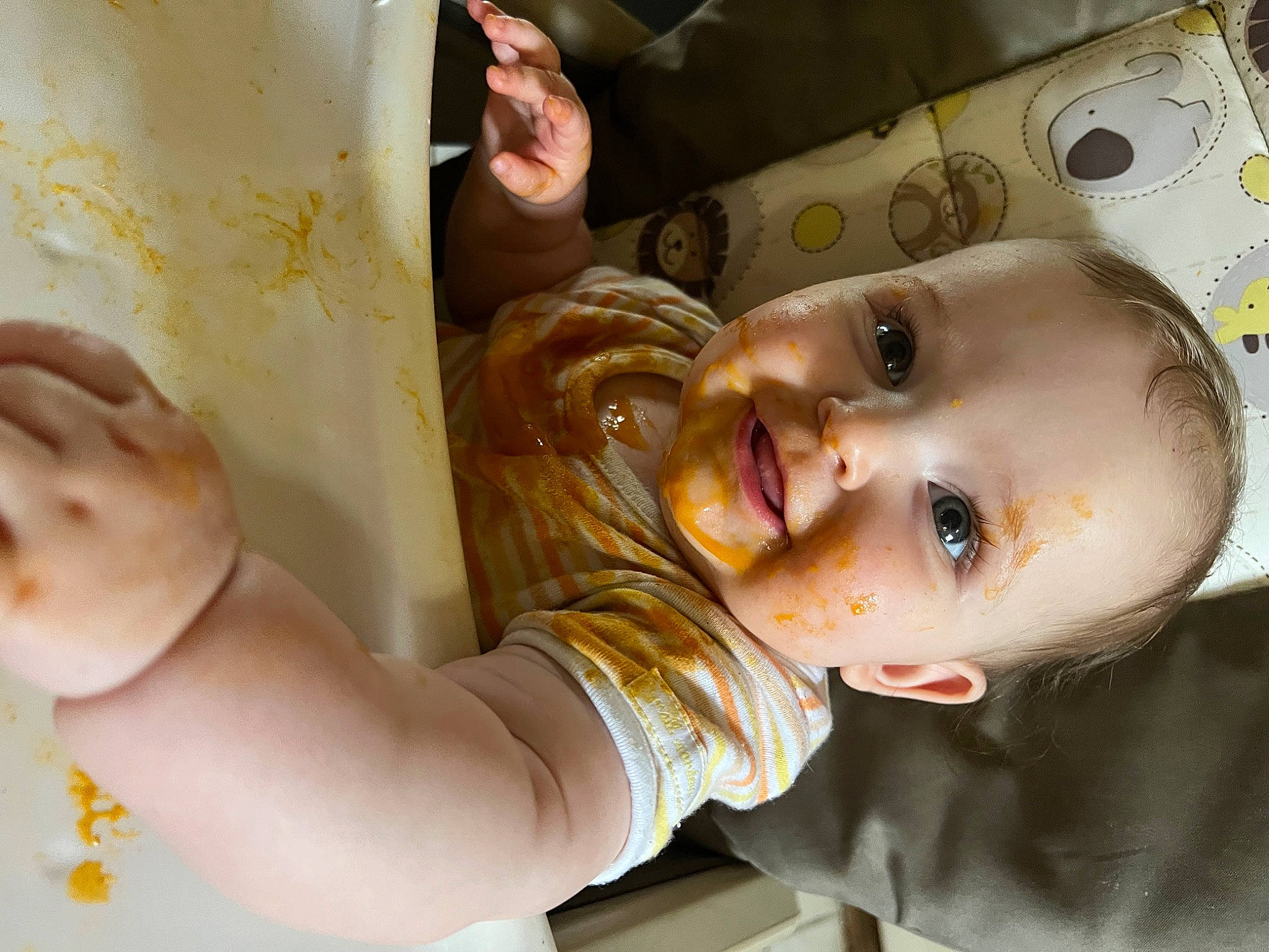 Lagertha is registered to the contest to win money with this photo: baby, cheek, child, chin, ear, eye, eyebrow, eyelash, fun, gesture, hairstyle, happy, iris, mouth, neck, nose, person, product, skin, smile