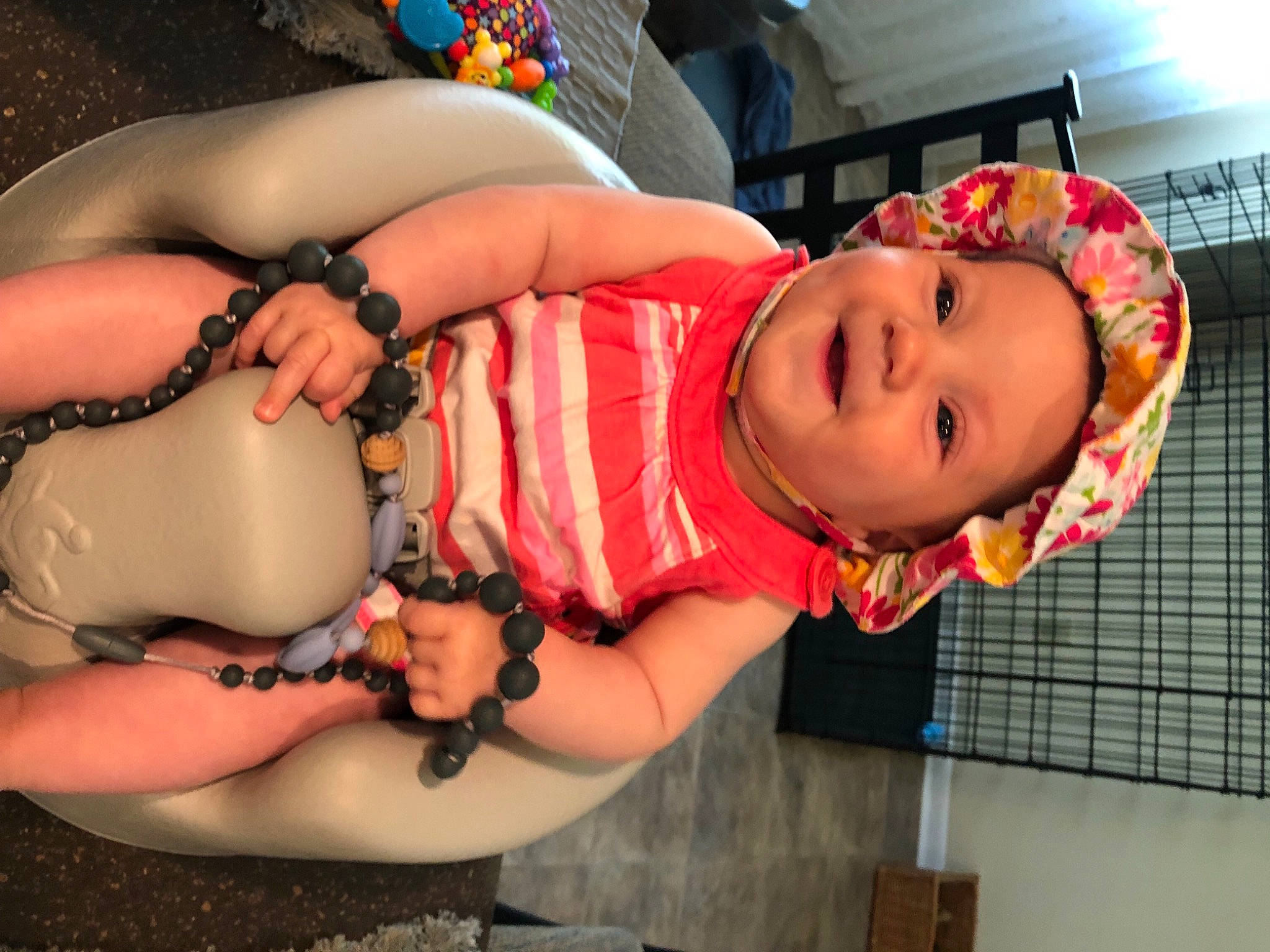 Elyse is registered to the contest to win money with this photo: abdomen, baby, baby_toddler_clothing, chest, child, elbow, hat, headgear, headwear, human_leg, jewellery, knee, mouth, muscle, pattern, person, skin, tattoo, thigh, toddler