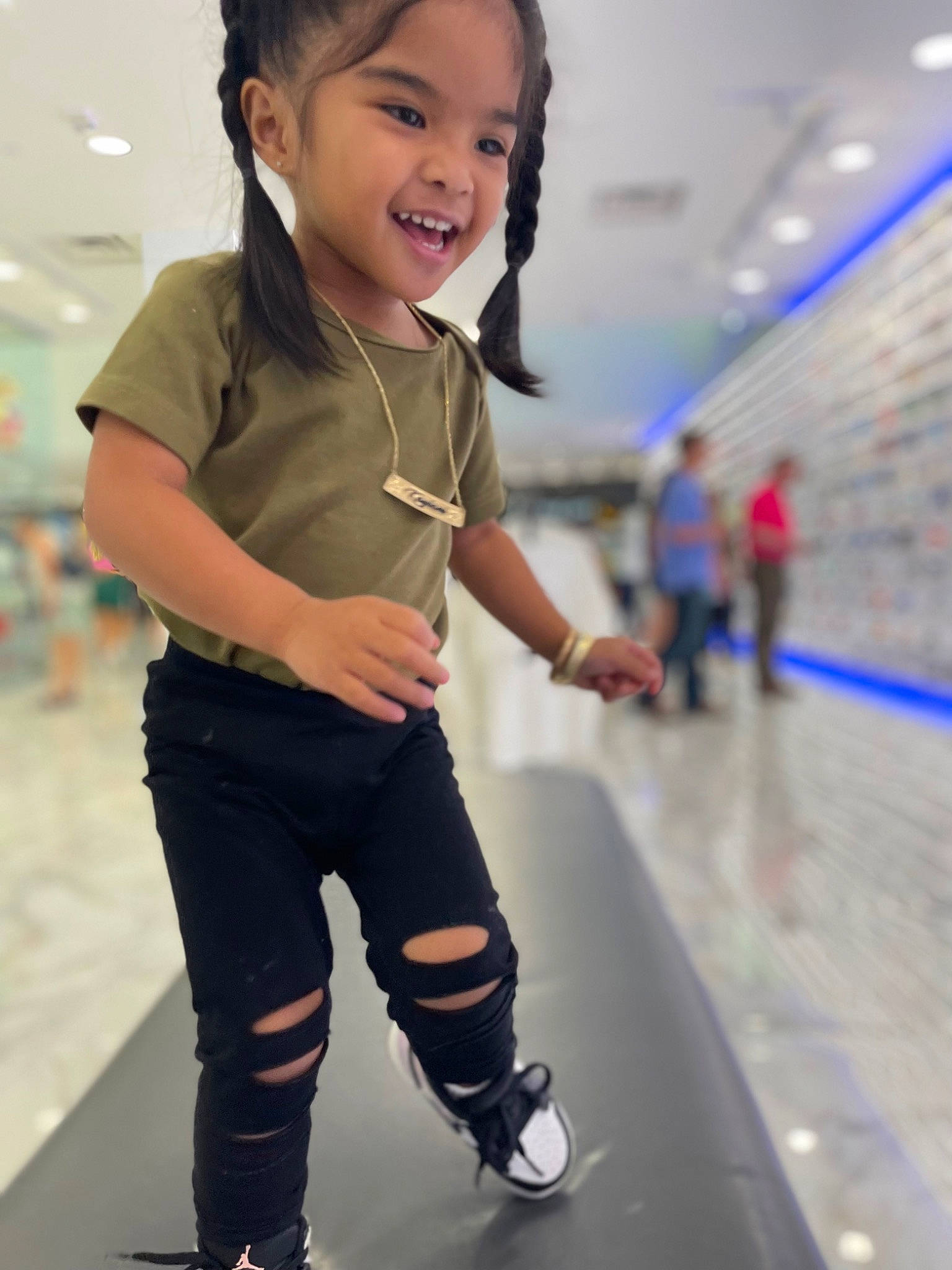 Mila joined the competition — help win amazing prizes! child, cool, electric_blue, face, fashion_design, flooring, fun, hairstyle, happy, human_leg, joint, joy, knee, person, shorts, sleeve, smile, sock, sportswear, t_shirt