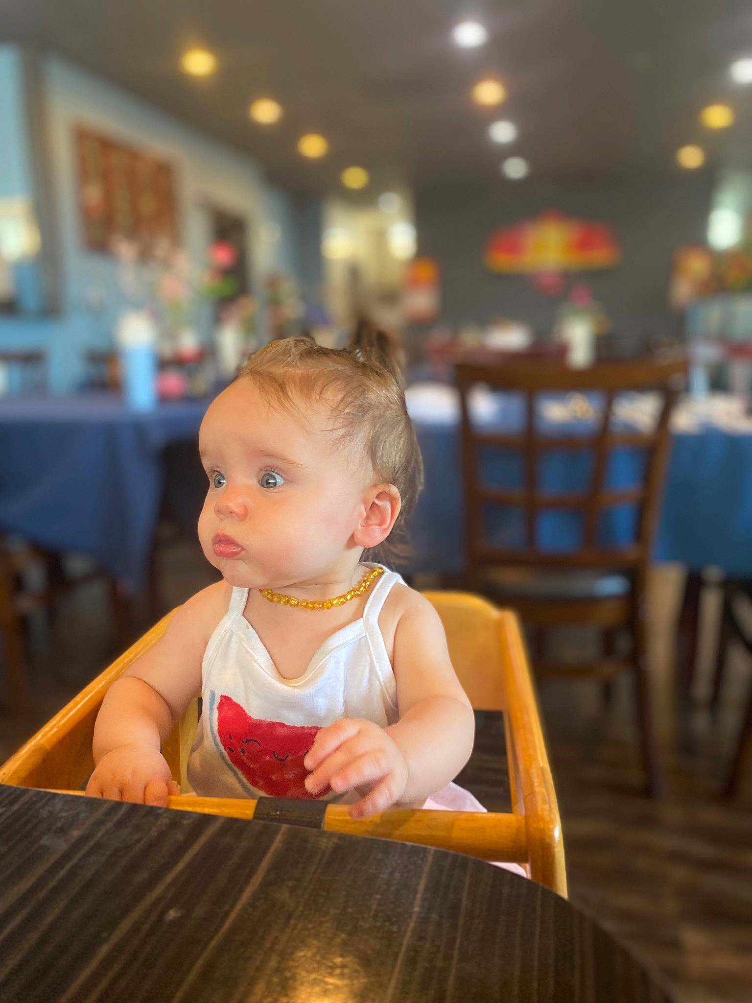 Maria joined the competition — help win amazing prizes! baby, baby_toddler_clothing, chair, child, event, flash_photography, flooring, fun, furniture, happy, hardwood, leisure, person, recreation, room, sitting, table, tableware, toddler, varnish