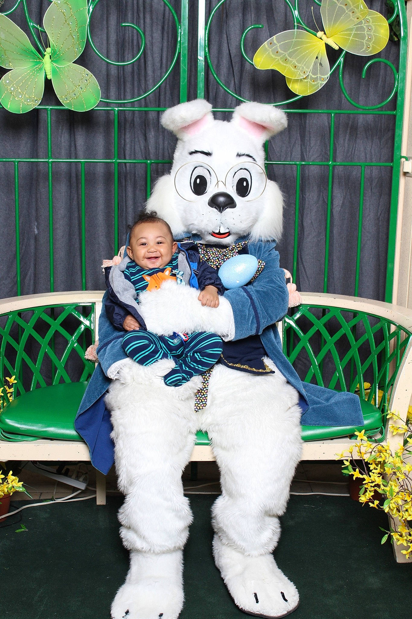 Cecil is registered to the contest to win money with this photo: black, chair, design, event, flowerpot, fun, fur, green, happy, hat, joy, leisure, mammal, organ, person, recreation, smile, snapshot, textile, toy