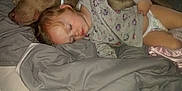 Niomi joined the competition — help win amazing prizes! child, dog, sleeping, bed, blanket, pajamas, diaper, pet, friendship, cozy, indoor, rest, nap, animal, human, cute, peaceful, soft, comfort, relax
