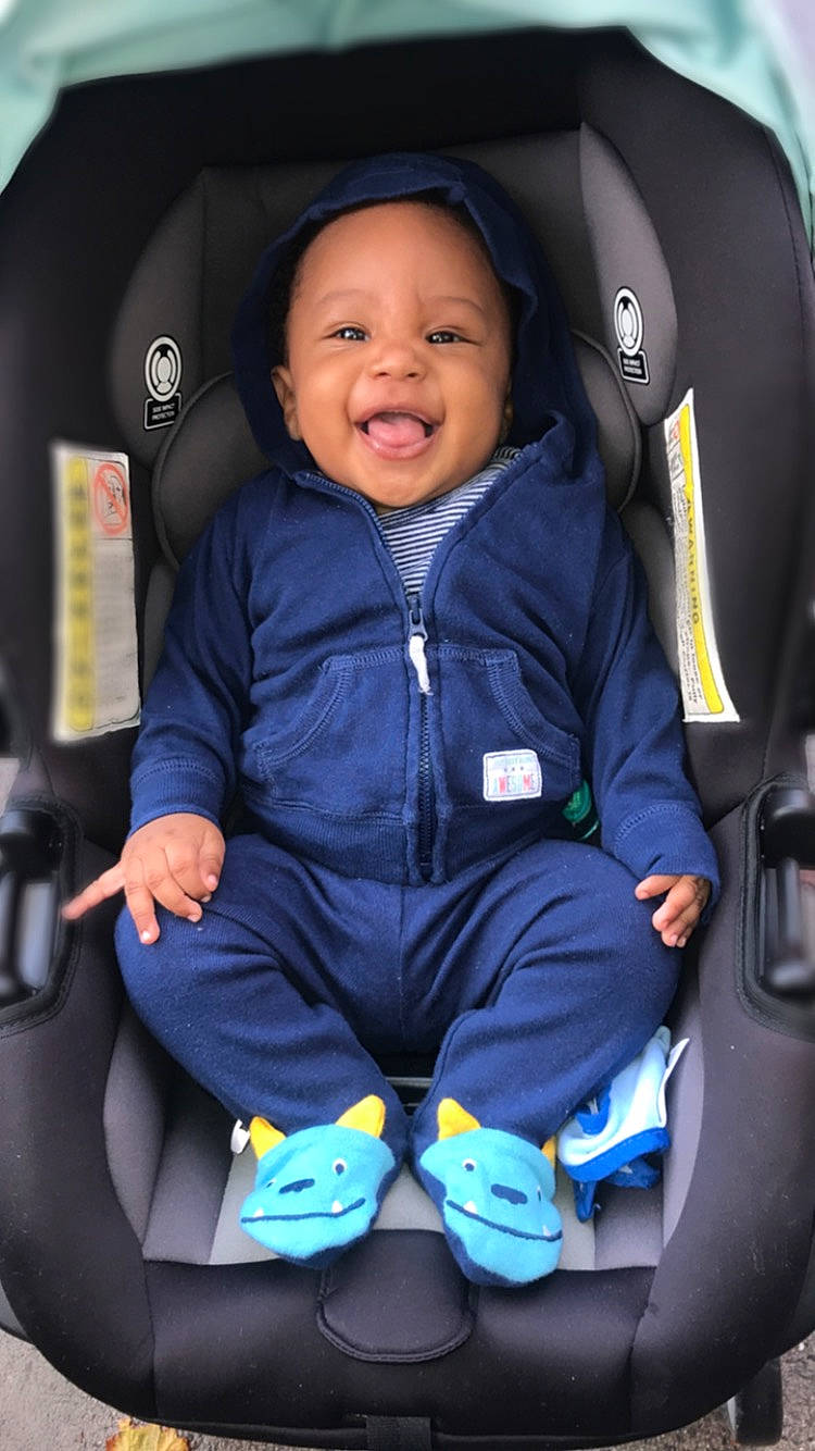 Lamar joined the competition — help win amazing prizes! auto_part, baby, baby_carriage, baby_in_car_seat, baby_products, car_seat, car_seat_cover, child, person, product, seat_belt, sitting, smile, toddler