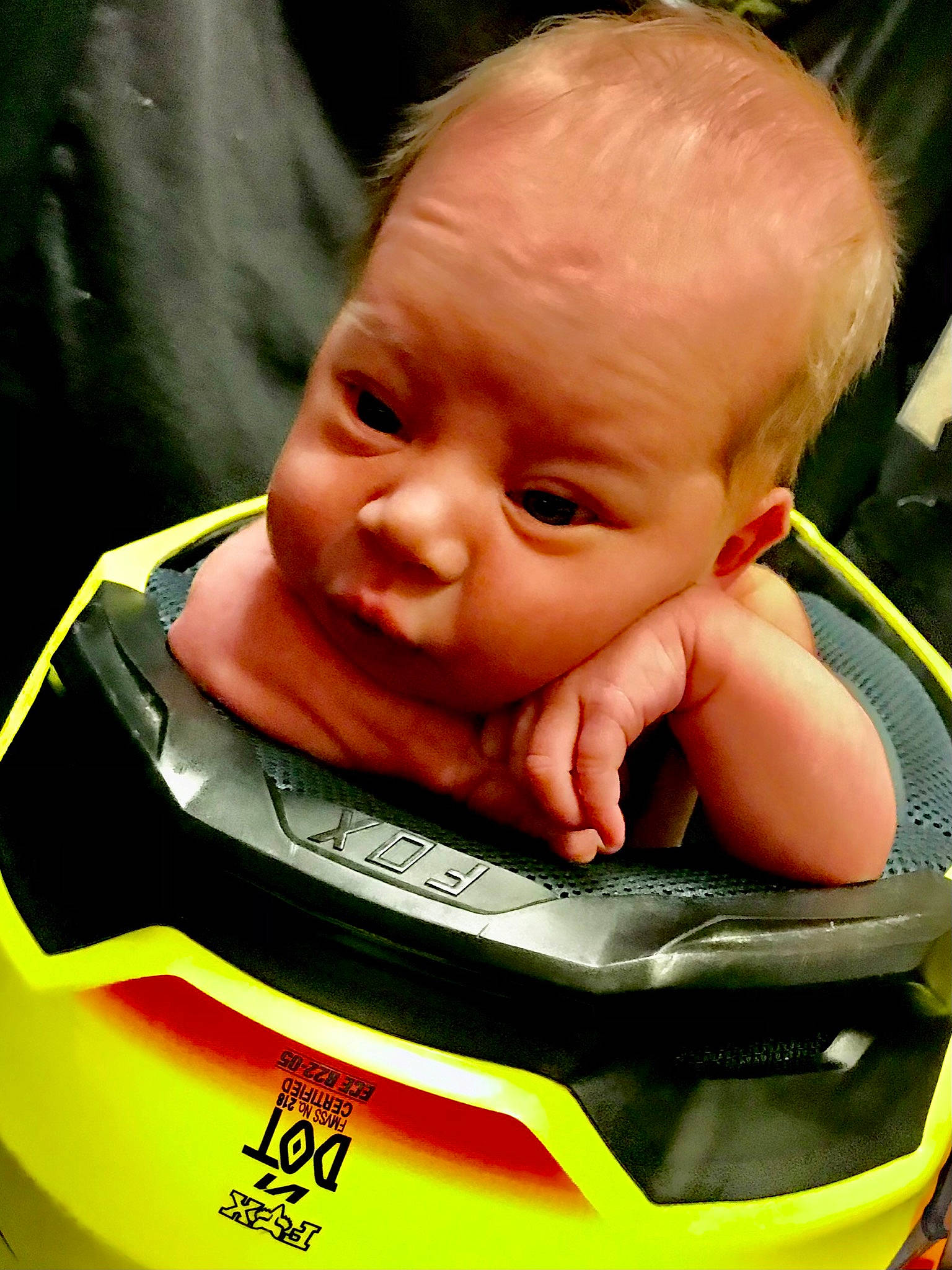 Ensley joined the competition — help win amazing prizes! baby, baby_products, baby_toddler_clothing, cheek, child, mammal, person, product, toddler