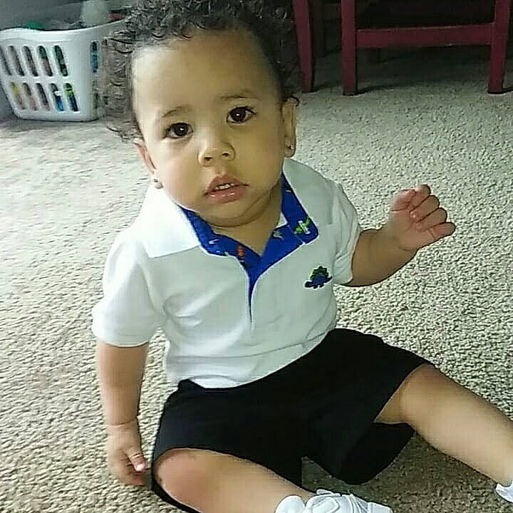 Dellavonte joined the competition — help win amazing prizes! arm, baby, cheek, child, eye, face, finger, footwear, hand, head, joint, leg, person, plant, shoe, sitting, skin, sleeve, smile, thigh