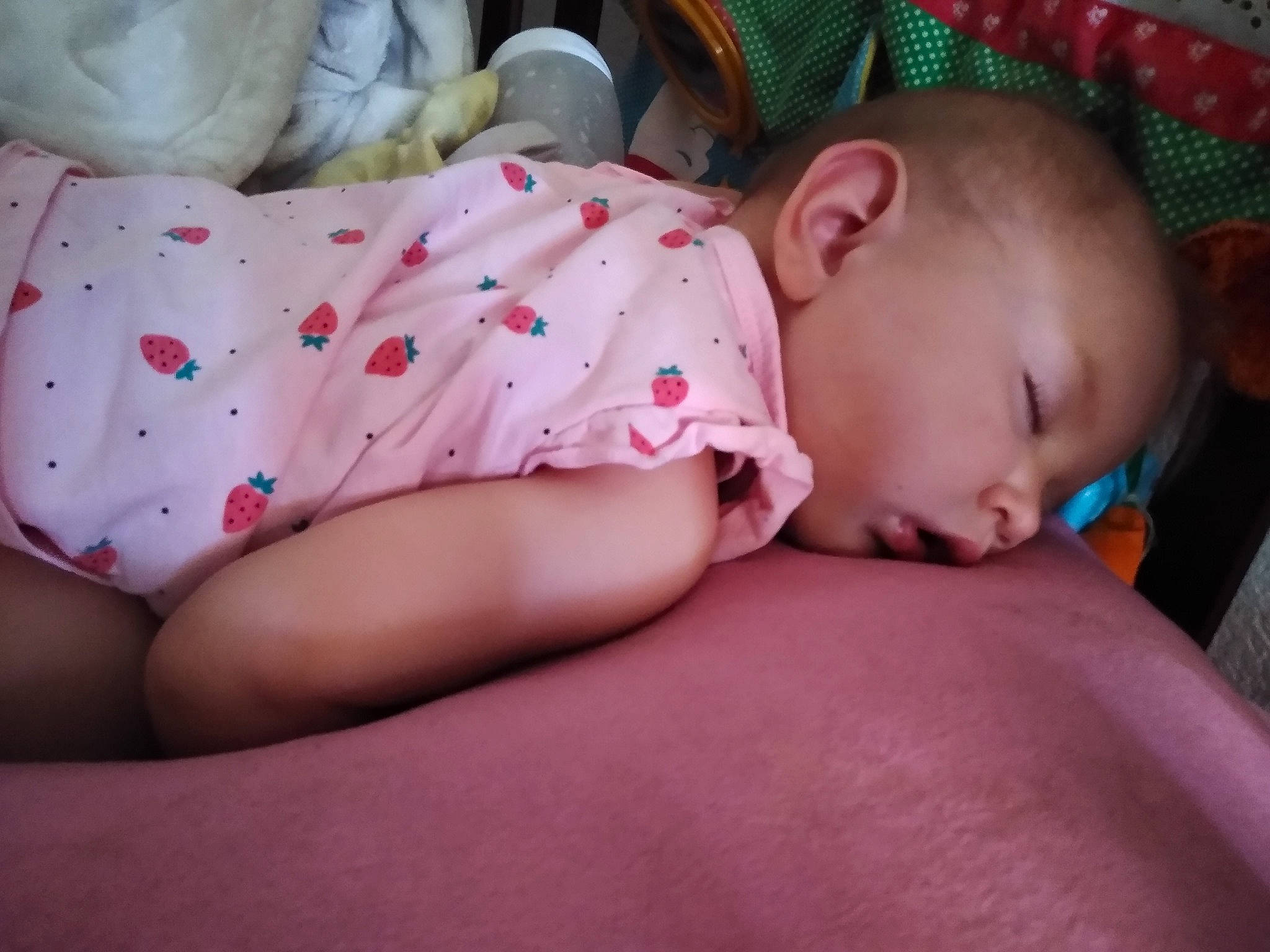 Karma is registered to the contest to win money with this photo: baby, baby_sleeping, bedtime, birth, cheek, child, finger, hand, lip, mouth, nap, person, pink, skin, sleep, toddler