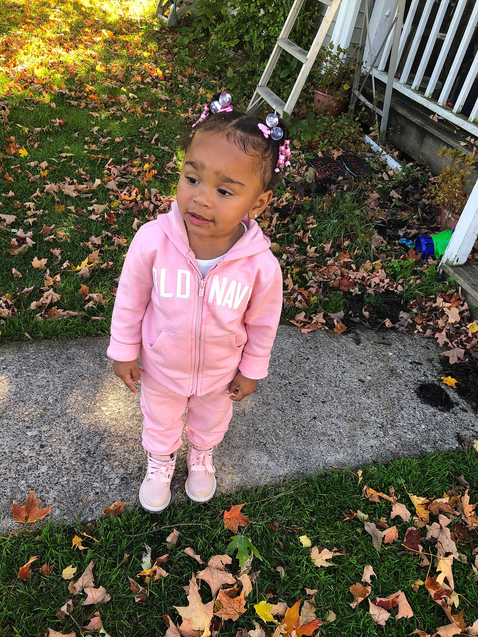 Celina is registered to the contest to win money with this photo: autumn, baby, backyard, botany, child, family, flower, garden, grass, leaf, outerwear, people, person, petal, photography, plant, play, spring, toddler, tree