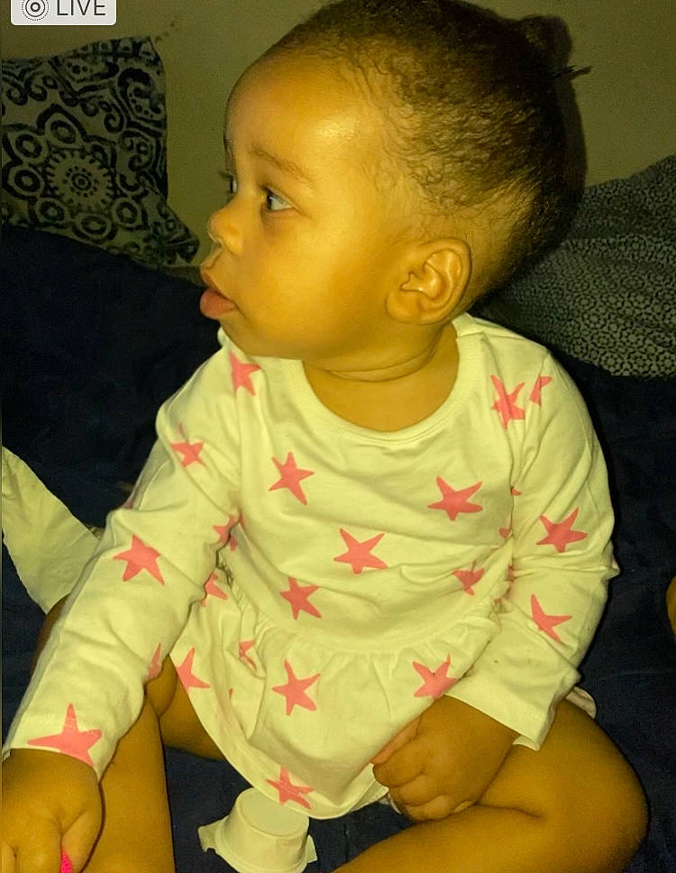 Havana joined the competition — help win amazing prizes! baby, baby_toddler_clothing, cheek, chin, ear, eye, finger, forehead, gesture, hairstyle, head, human_body, iris, lip, mouth, neck, nose, person, skin, sleeve