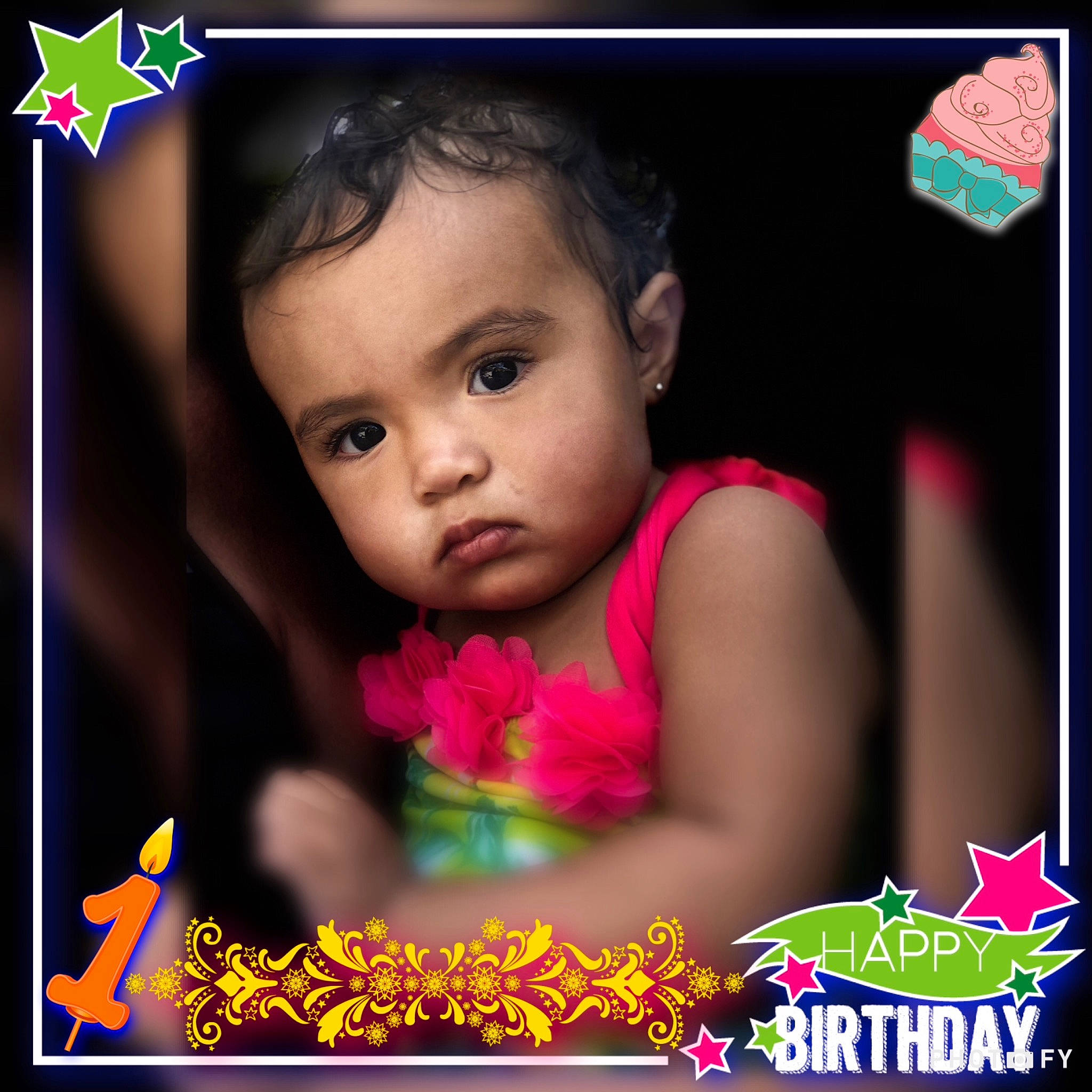 Aya joined the competition — help win amazing prizes! baby, cheek, child, child_model, human, person, photo_caption, photography, picture_frame, smile, toddler