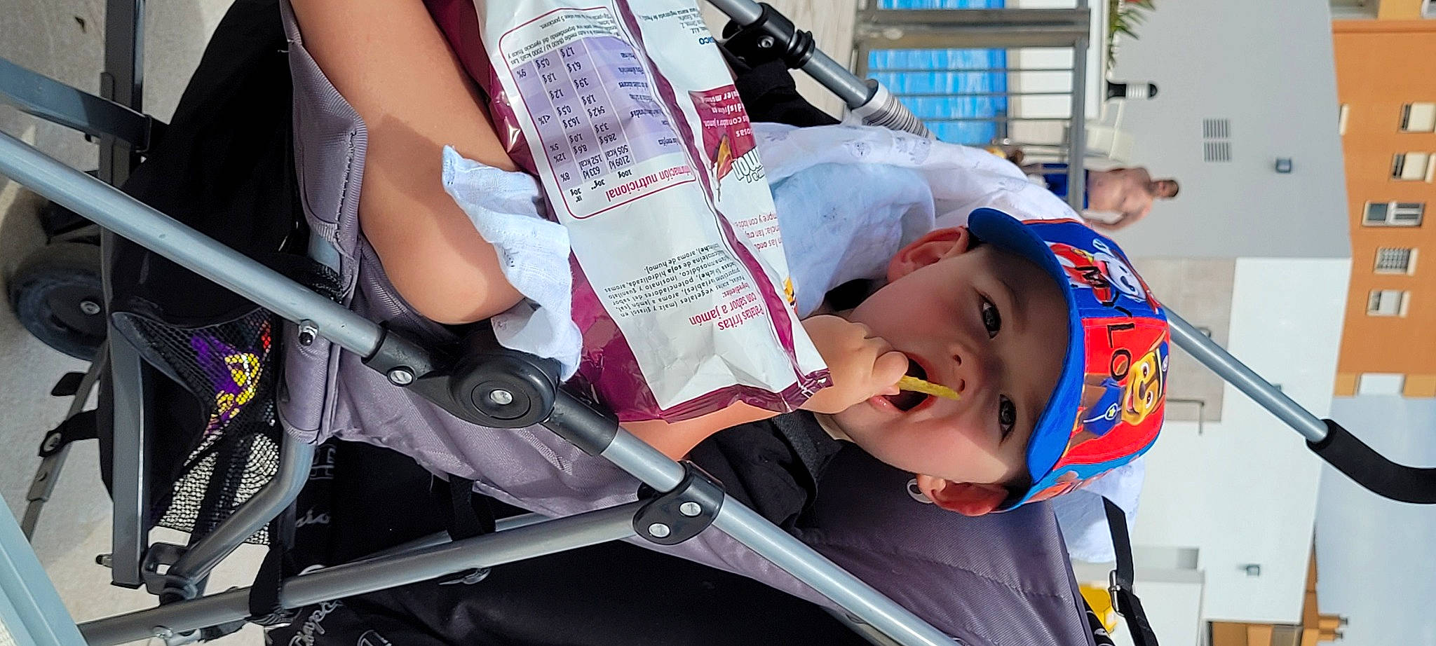 Mylo joined the competition — help win amazing prizes! auto_part, automotive_design, automotive_exterior, baby, baby_carriage, baby_products, blurred, car_seat, carmine, child, costume, fun, hat, headwear, human_leg, motor_vehicle, person, personal_protective_equipment, recreation, thigh