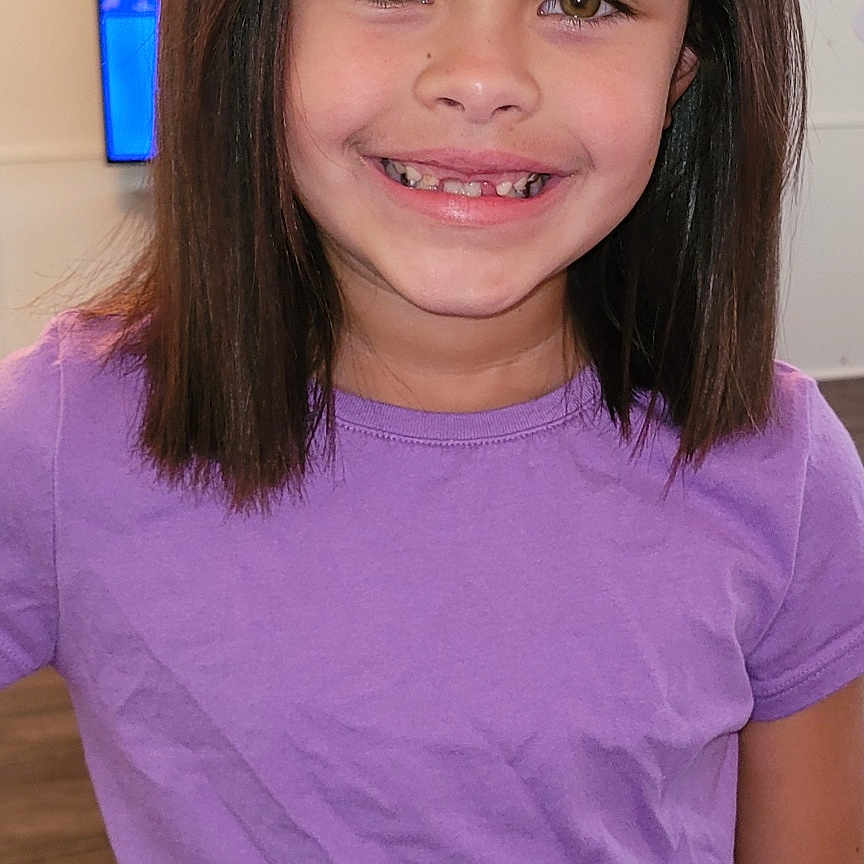 Kallie joined the competition — help win amazing prizes! blouse, bodypart, clothing, computerhardware, electronics, face, happy, hardware, head, longsleeve, monitor, person, photography, portrait, purple, screen, sleeve, smile, t_shirt, tv
