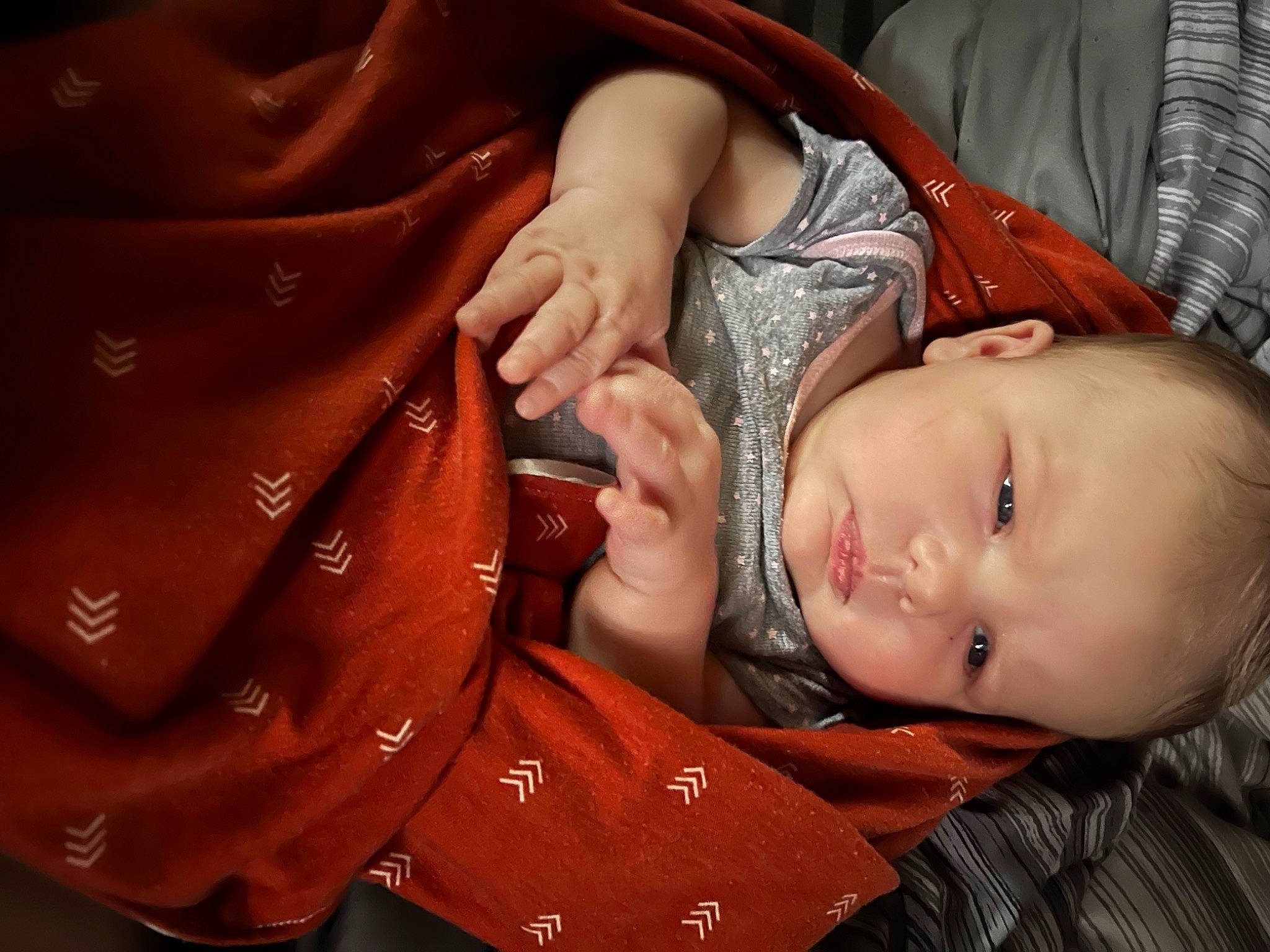 Leah joined the competition — help win amazing prizes! baby, brown, cheek, child, collar, comfort, flash_photography, gesture, hairstyle, hand, happy, jewellery, mouth, nose, orange, person, sleeve, smile, toddler, tree