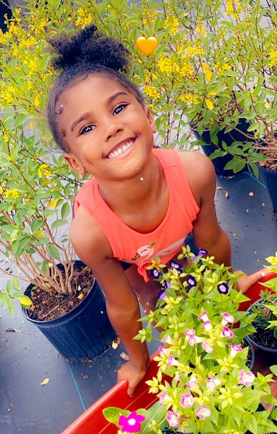 Brielle joined the competition — help win amazing prizes! annual_plant, beauty, botany, face, flower, flower_arranging, flowerpot, fun, grass, happy, houseplant, joy, leaf, leisure, people_in_nature, person, petal, plant, smile, summer