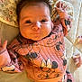 Mila is registered to the contest to win money with this photo: baby, blanket, bodypart, clothing, couch, cushion, face, finger, furniture, hand, happy, head, homedecor, knitwear, newborn, person, photography, portrait, smile, sweater
