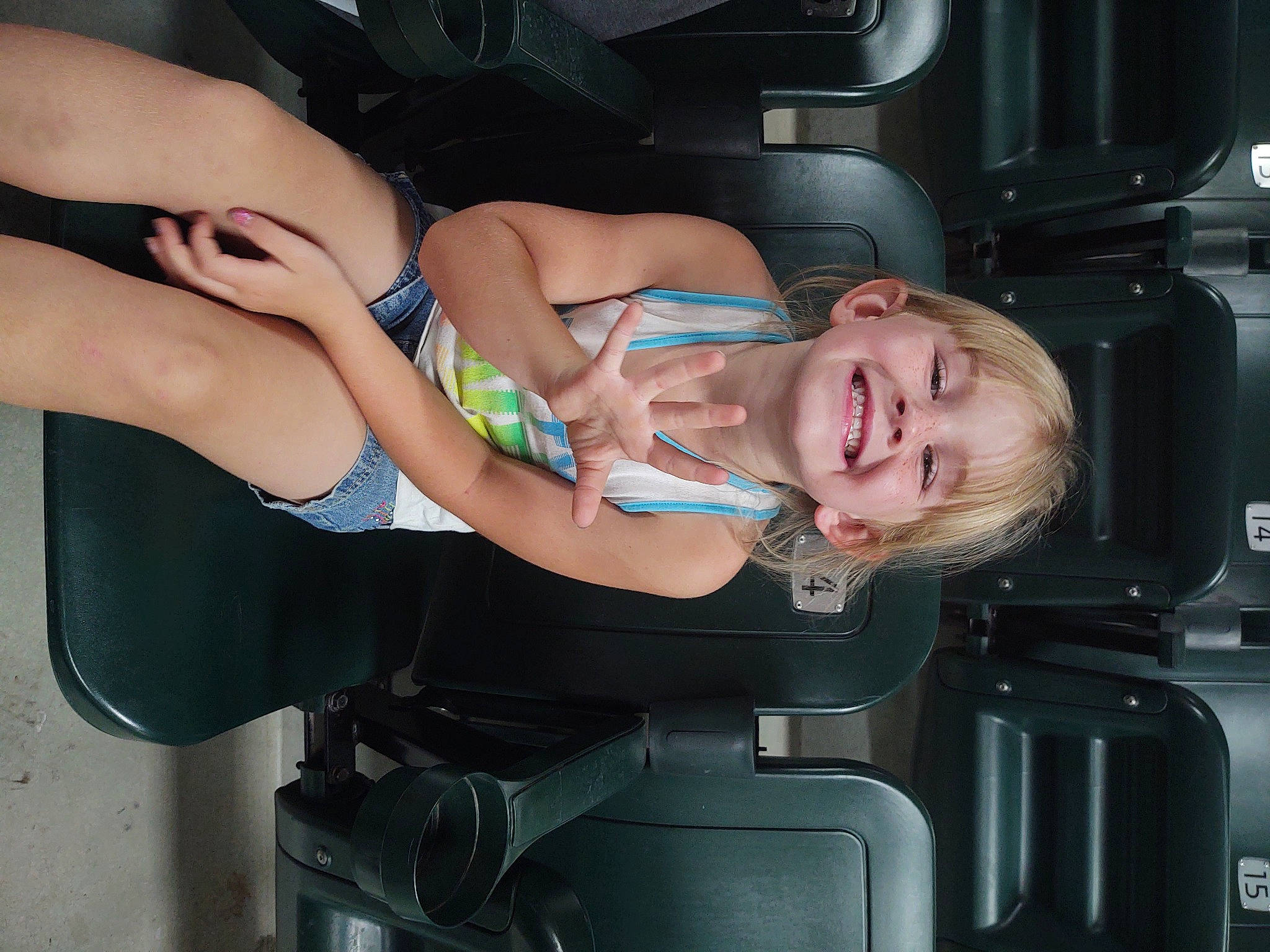 Hailey joined the competition — help win amazing prizes! auto_part, automotive_design, chest, elbow, family_car, fun, hairstyle, human_leg, joint, joy, luxury_vehicle, motor_vehicle, muscle, person, personal_luxury_car, shoulder, sitting, smile, thigh, vehicle