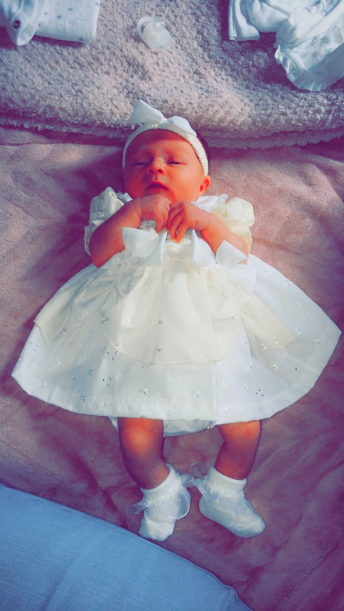 Arianna joined the competition — help win amazing prizes! baby, baby_toddler_clothing, bridal_accessory, child, costume, costume_hat, day_dress, dress, embellishment, fashion_accessory, fashion_design, fun, hair_accessory, happy, headgear, headpiece, peach, person, pink, ruffle