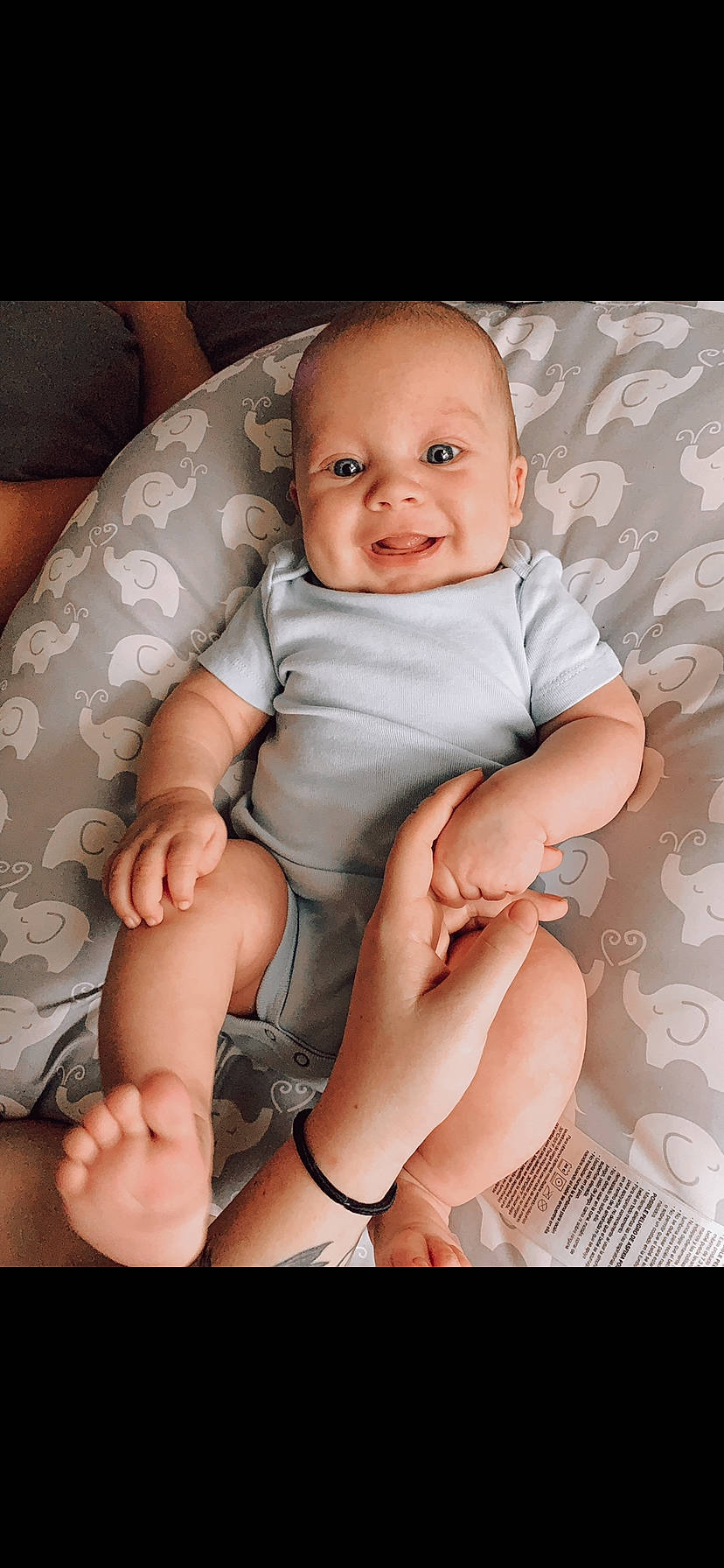 Colby joined the competition — help win amazing prizes! baby, baby_toddler_clothing, cheek, comfort, eye, face, finger, hand, head, human_body, joint, knee, leg, mouth, muscle, person, product, skin, smile, stomach