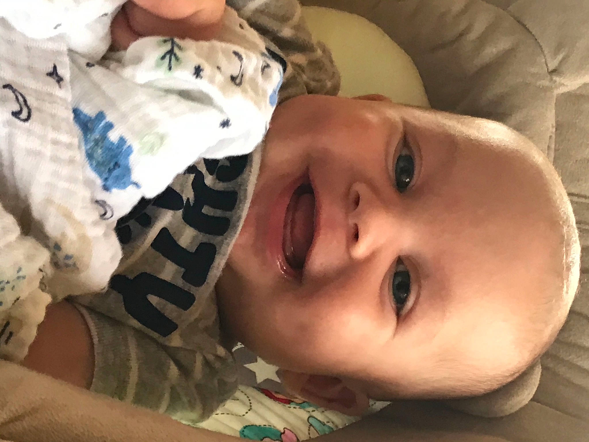 Colby is registered to the contest to win money with this photo: baby, cheek, chin, comfort, eyebrow, eyelash, flash_photography, forehead, happy, iris, lip, mouth, nose, person, plant, product, skin, smile, toddler, window