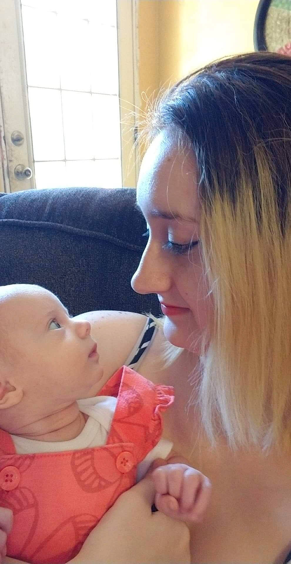 Hannah joined the competition — help win amazing prizes! baby, baby_toddler_clothing, cheek, comfort, drinkware, ear, eyelash, face, finger, gesture, hairstyle, happy, iris, lip, mouth, nail, nose, person, skin, toddler