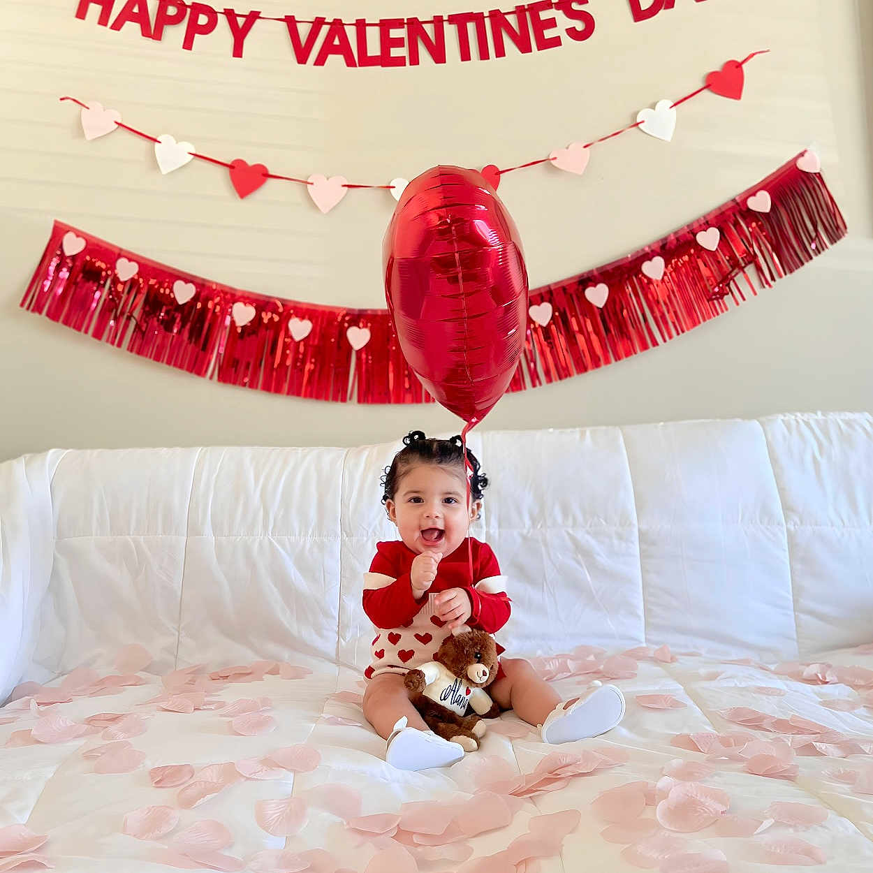 Alana is registered to the contest to win money with this photo: accessories, aircraft, applique, architecture, baby, balloon, banner, baseball, baseballglove, bed, bedroom, birthdaycake, birthdayparty, bodypart, building, cake, clothing, costume, couch, cream