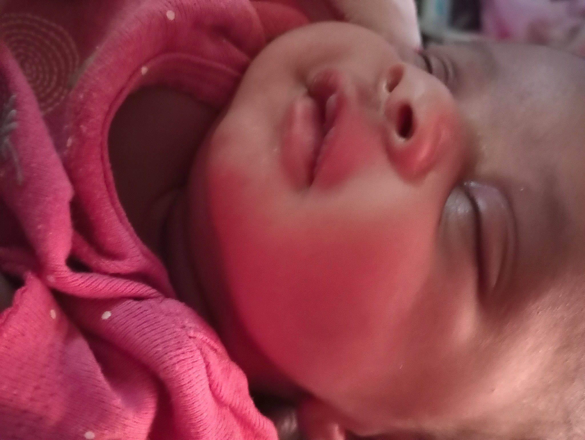 Alana is registered to the contest to win money with this photo: baby, beauty, carmine, cheek, child, close_up, comfort, ear, eye, eyelash, happy, human_body, iris, lip, magenta, mouth, nose, person, pink, skin