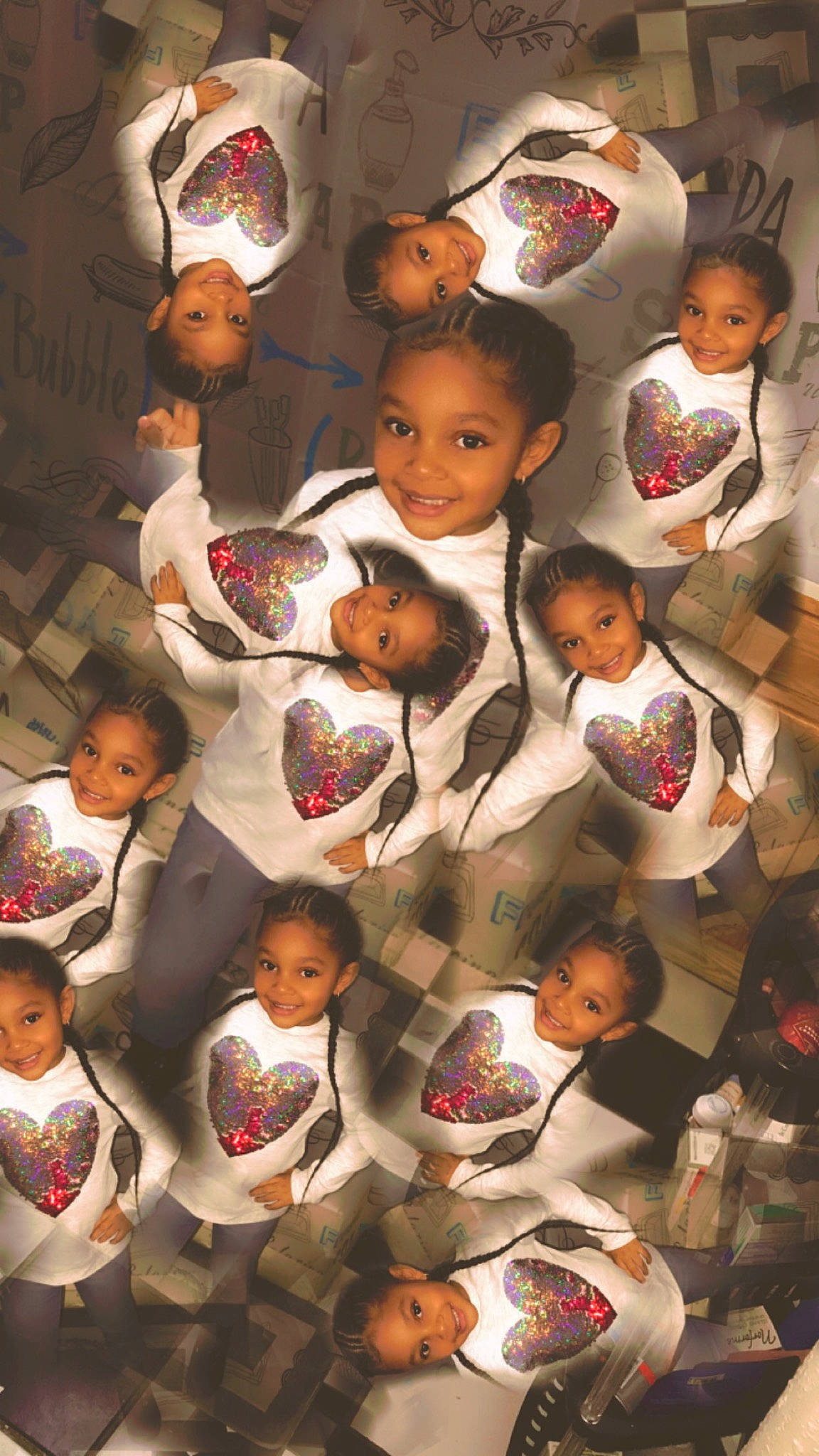 Janiyah joined the competition — help win amazing prizes! art, baby, child, collage, design, event, fun, hairstyle, happy, joy, pattern, people, person, photomontage, room, sharing, team, toddler, world