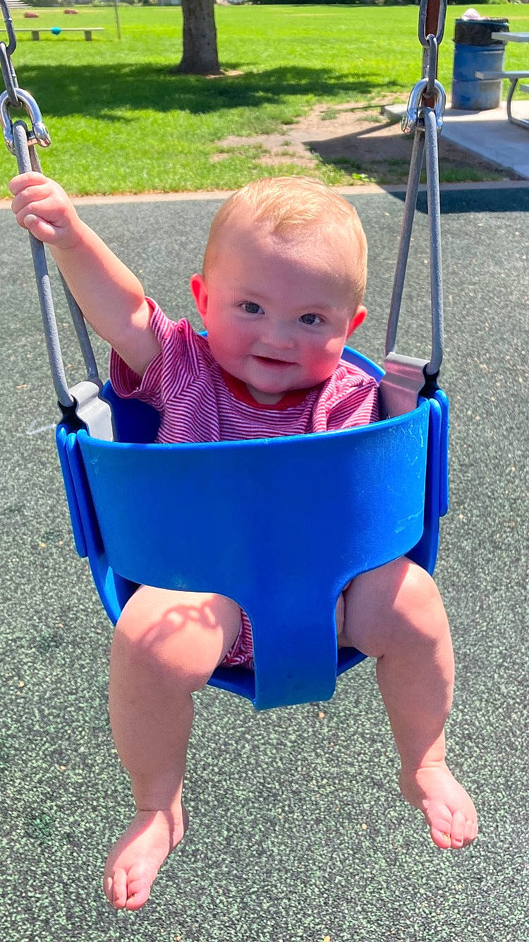 Jalen joined the competition — help win amazing prizes! azure, baby, baby_products, baby_toddler_clothing, blue, chair, child, electric_blue, fun, grass, hand, happy, human_body, leisure, people_in_nature, person, photograph, plant, smile, summer