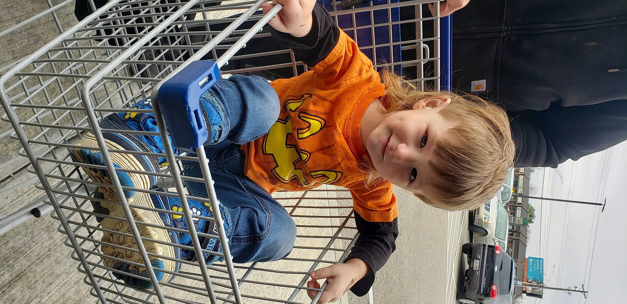 Braydon is registered to the contest to win money with this photo: baby_products, baby_safety, car, child, electric_blue, engineering, fun, joy, leisure, motor_vehicle, person, photography, product, recreation, shopping_cart, smile, snapshot, tire, toddler, vehicle