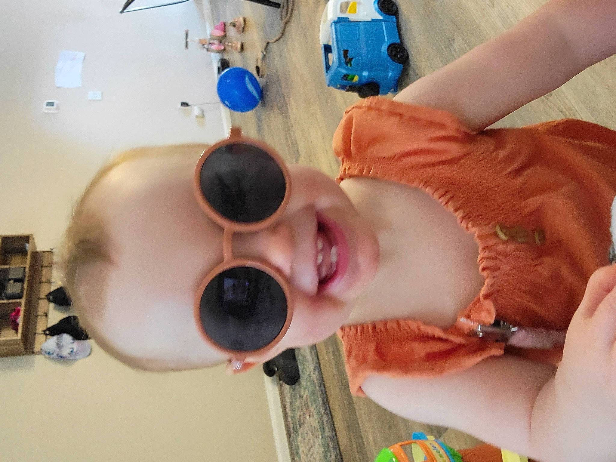 Clara joined the competition — help win amazing prizes! child, chin, ear, eyebrow, eyelash, eyewear, finger, fun, happy, jaw, joy, machine, mouth, neck, nose, person, shelf, skin, smile, sunglasses