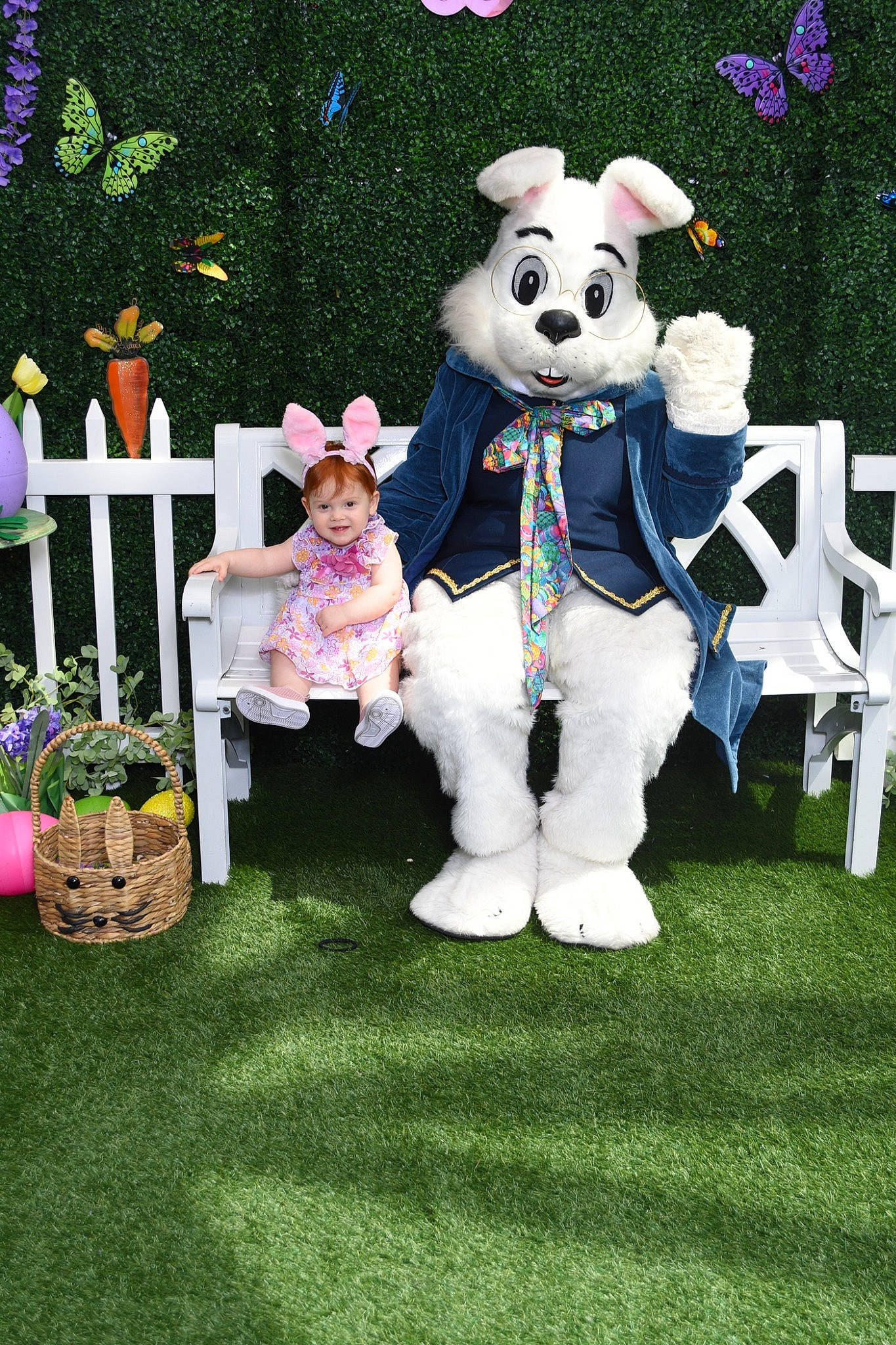 Brittney joined the competition — help win amazing prizes! chair, child, event, fun, fur, grass, happy, hat, joy, leisure, magenta, mammal, mascot, person, pink, plant, recreation, smile, spring, teddy_bear