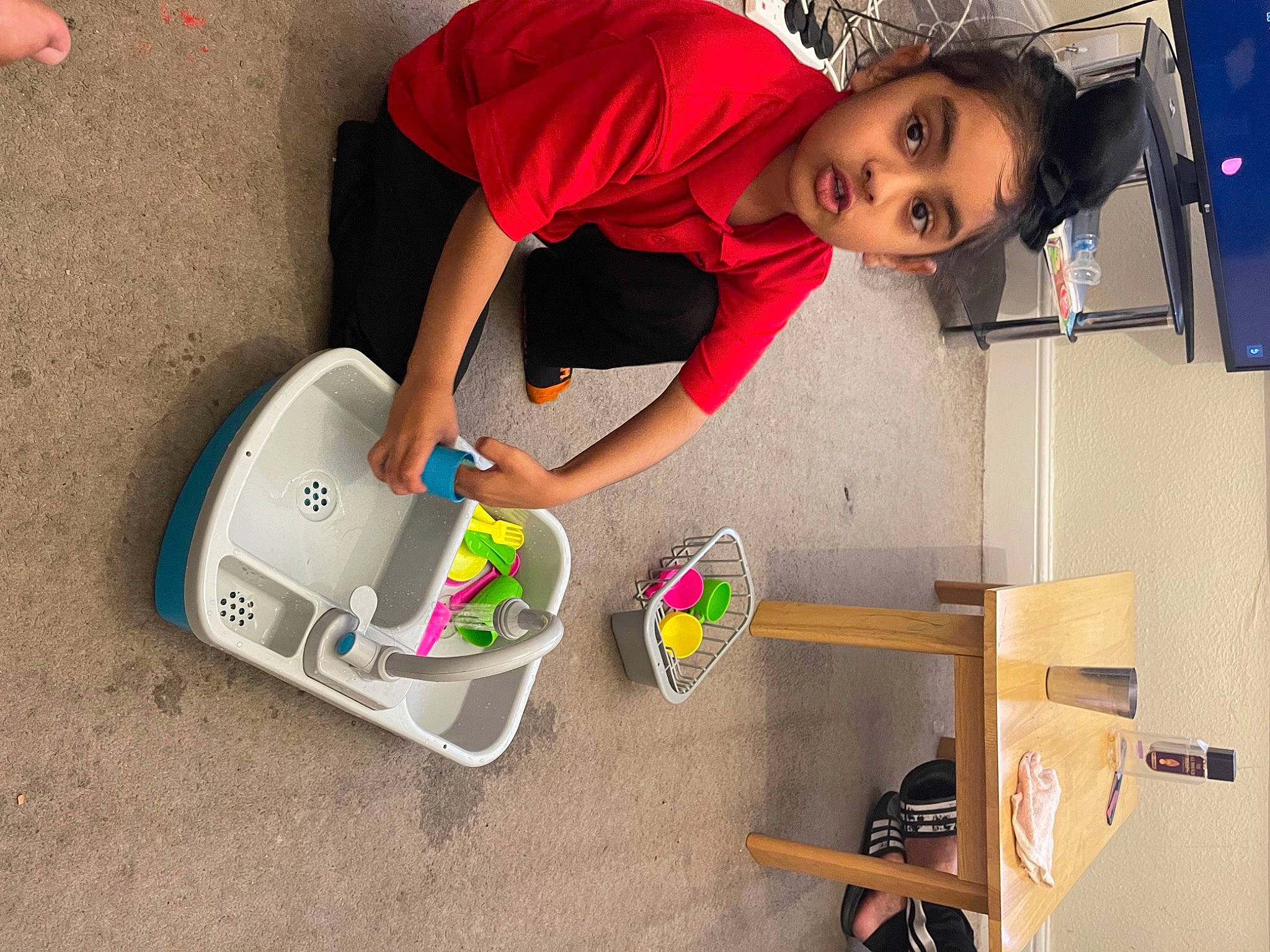 Ajit Singh joined the competition — help win amazing prizes! box, child, electronic_device, floor, flooring, fun, gadget, happy, home_appliance, house, household_supply, leisure, magenta, person, plastic, play, room, shipping_box, toddler, toy