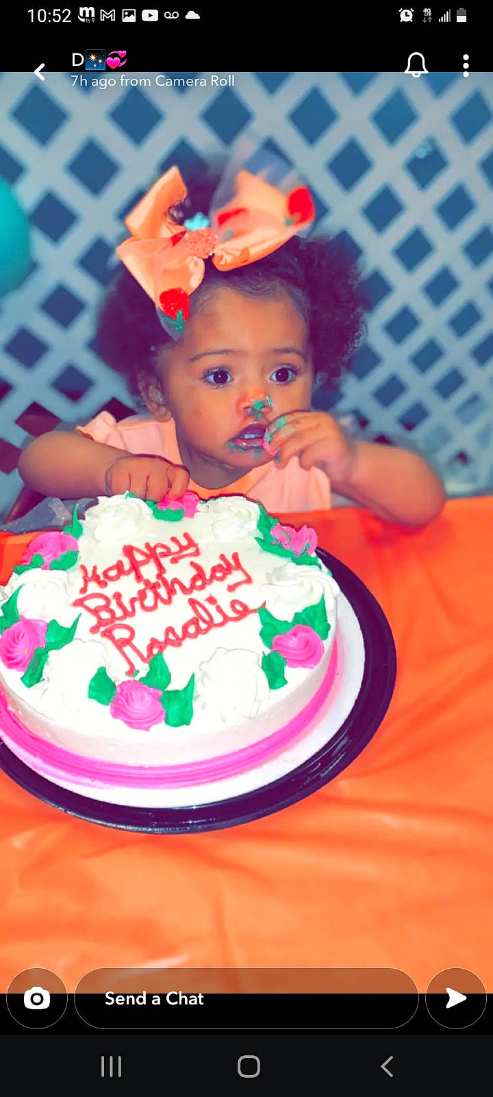 Rosalie joined the competition — help win amazing prizes! baby_toddler_clothing, baked_goods, birthday, birthday_cake, buttercream, cake, cake_decorating, cake_decorating_supply, cream, dishware, food, hat, ingredient, person, pink, plate, recipe, red, sugar_cake, sugar_paste