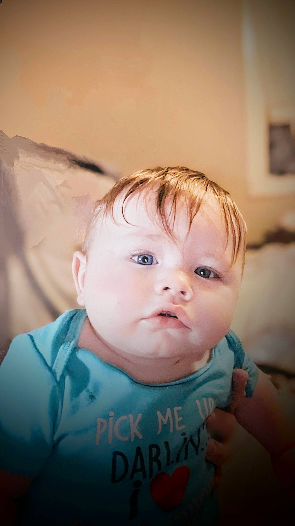 Christopher joined the competition — help win amazing prizes! baby, baby_toddler_clothing, cheek, child, eye, eyelash, flash_photography, fun, happy, iris, lip, nose, person, picture_frame, portrait, portrait_photography, room, sitting, skin, toddler
