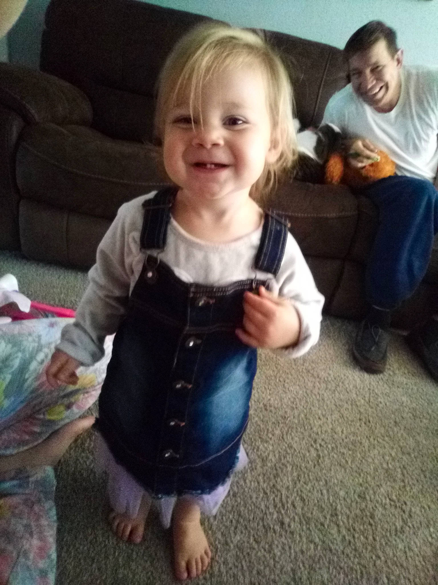 Eleanor joined the competition — help win amazing prizes! arm, baby, child, electronic_device, face, facial_expression, footwear, fun, happy, head, human_body, joint, joy, leg, people, person, play, shoe, sitting, skin