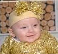 Bailee joined the competition — help win amazing prizes! baby, cheek, child, face, fashion_accessory, forehead, hair_accessory, head, headgear, headpiece, headwear, person, smile, toddler